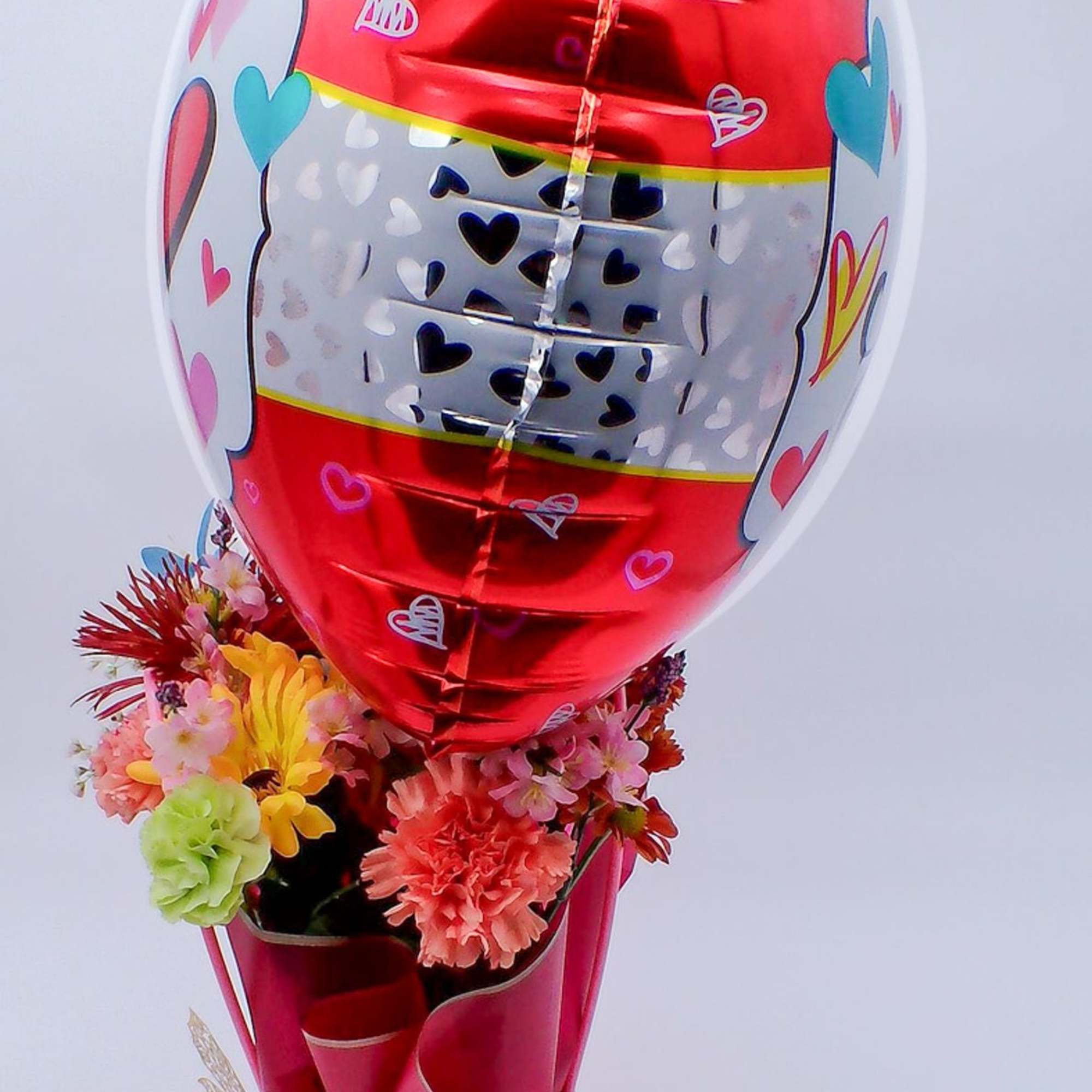 Mixed Fresh Flowers (14&ndash;16 stems): a colorful blend of 8 carnations, 2