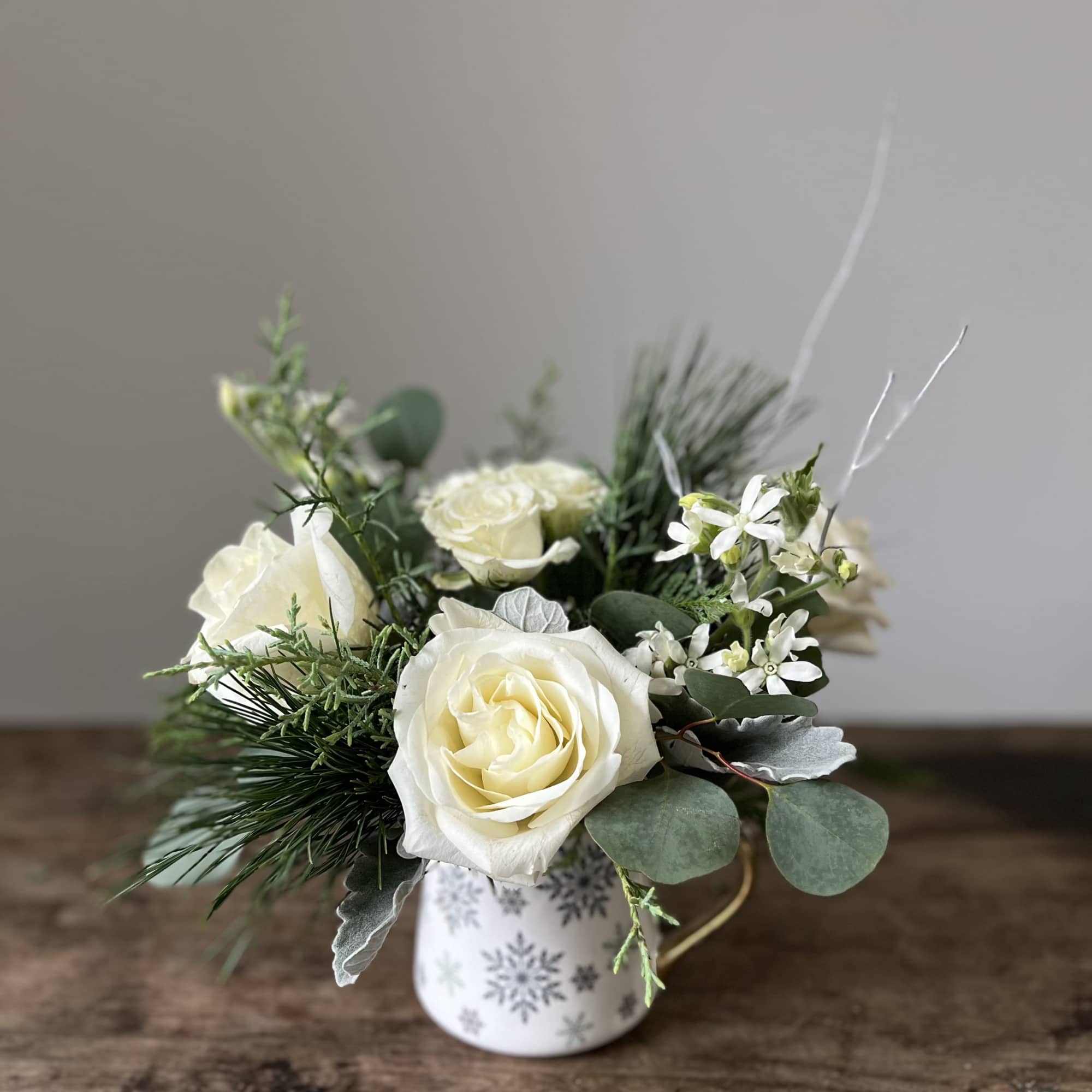 Celebrate the holiday or any day with our charming seasonal themed mug