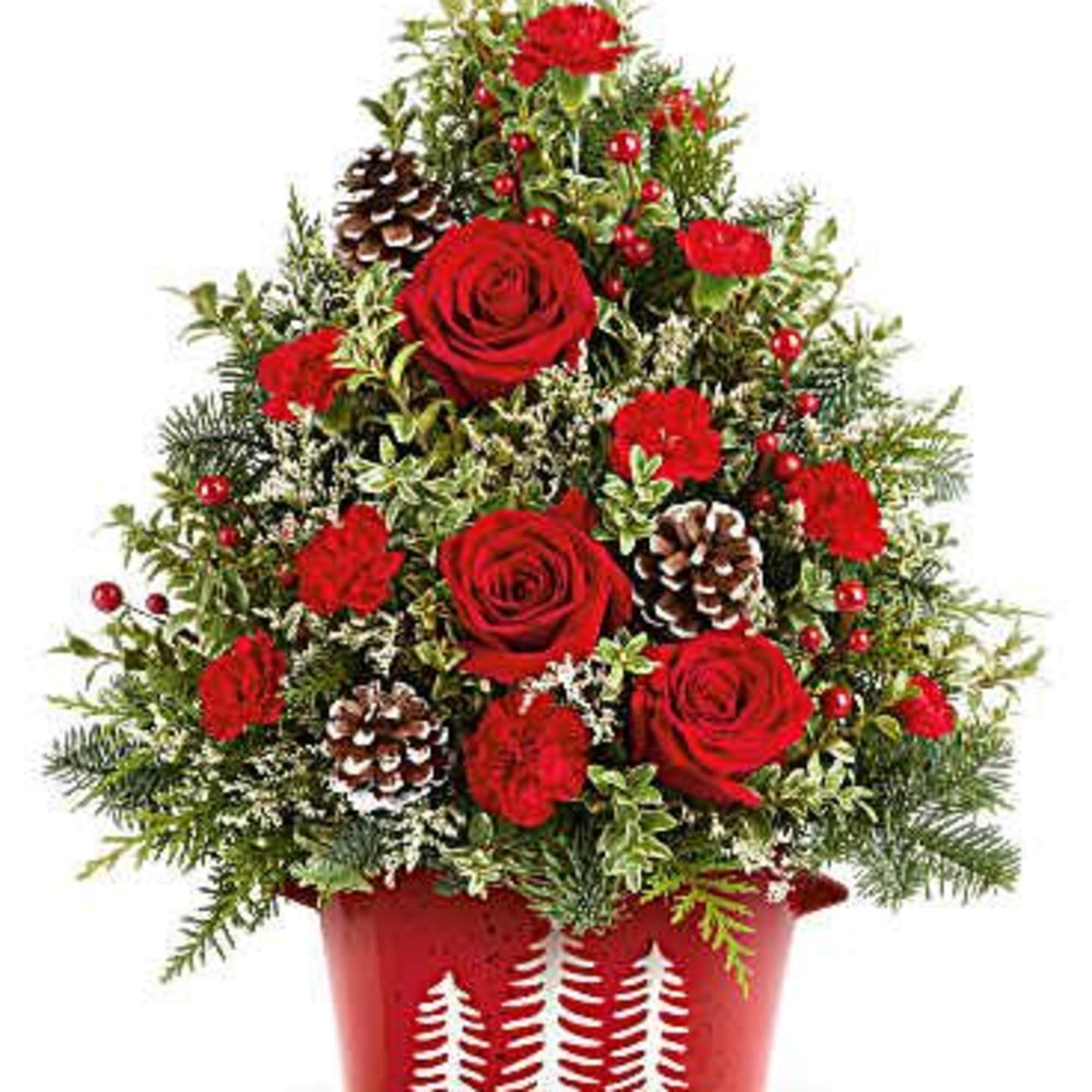 Holiday Traditions Tree is a fresh twist on classic cheer. Adorned with