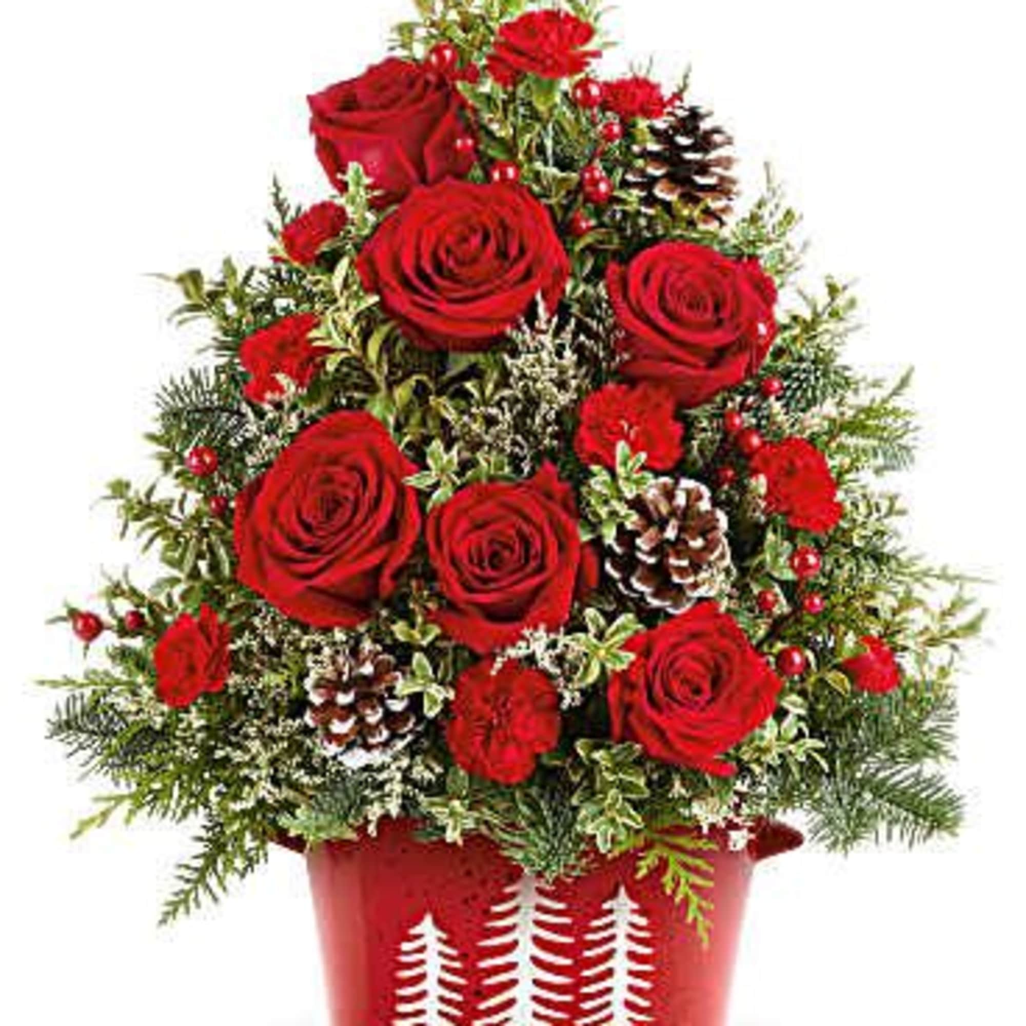 Holiday Traditions Tree is a fresh twist on classic cheer. Adorned with