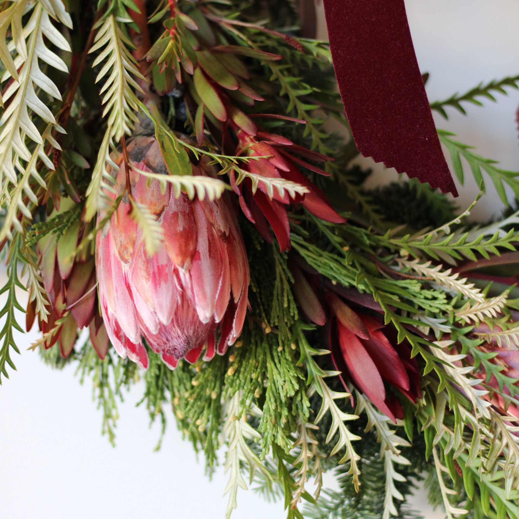 Add a bold twist to your holiday decor with the Scarlet Holiday