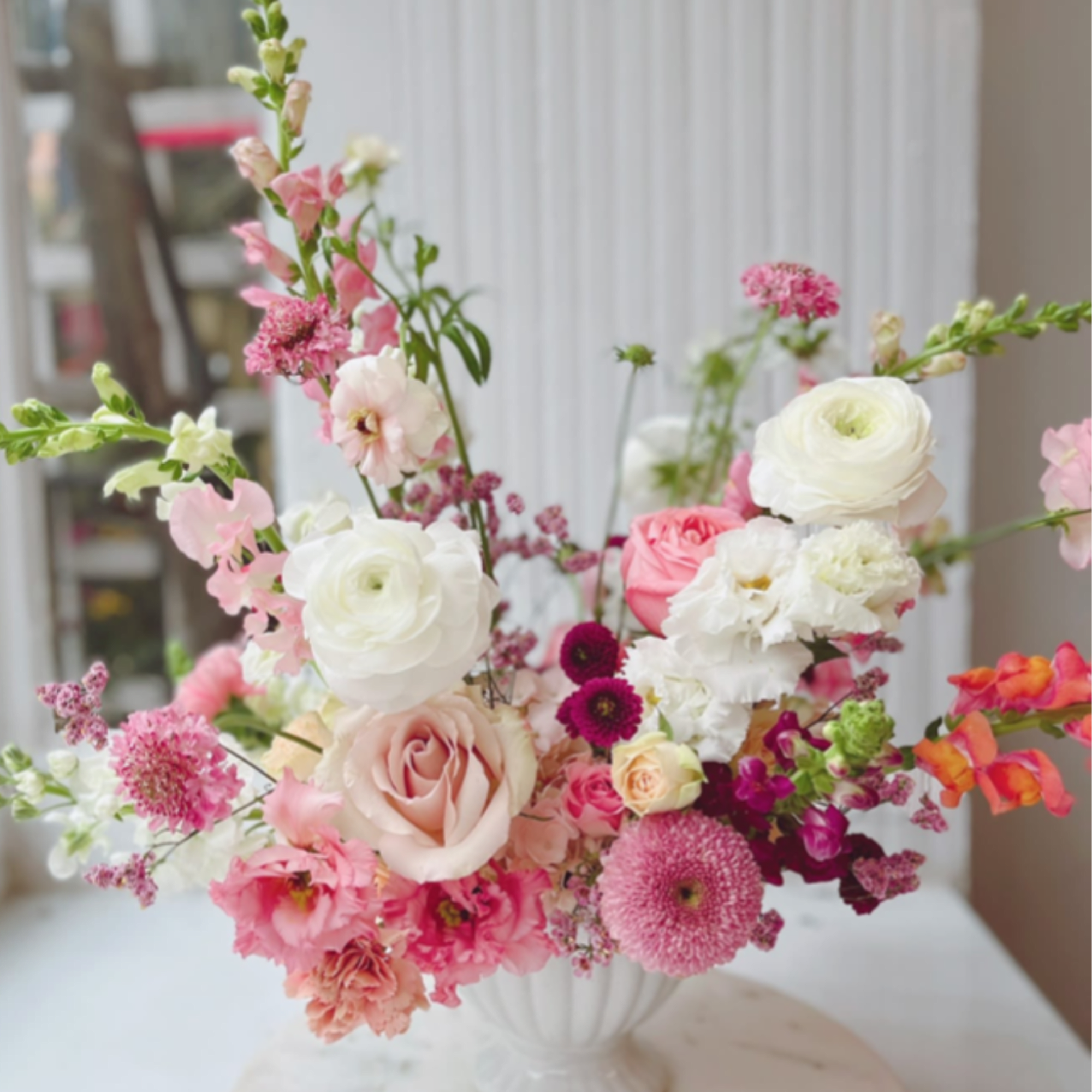 Imagine receiving a breathtaking arrangement of premium blooms that have been carefully