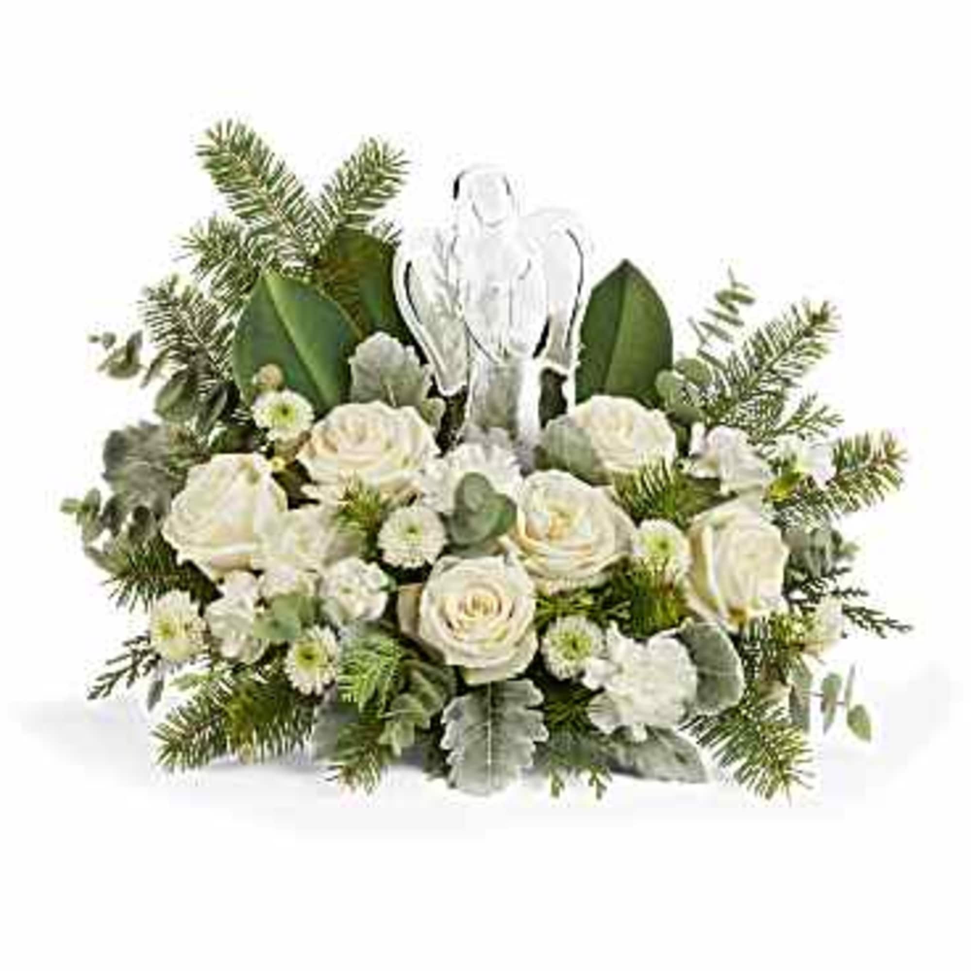 Teleflora&#039;s Light of Love Bouquet offers a serene expression of the season.