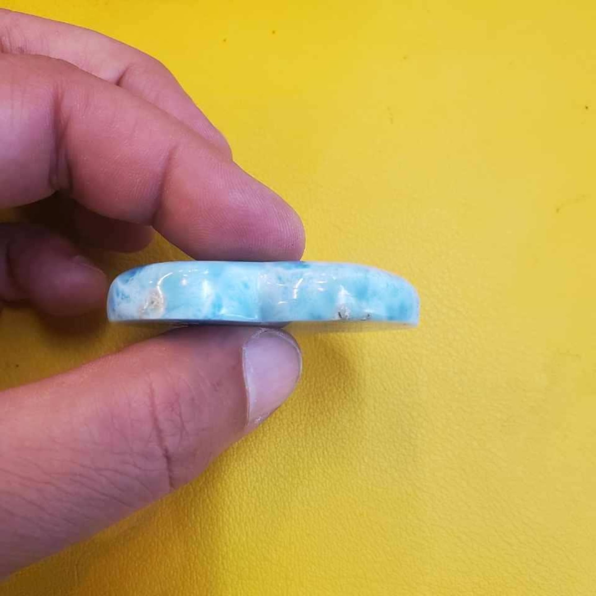 Discover the enchanting beauty of the ocean within the heart of Larimar