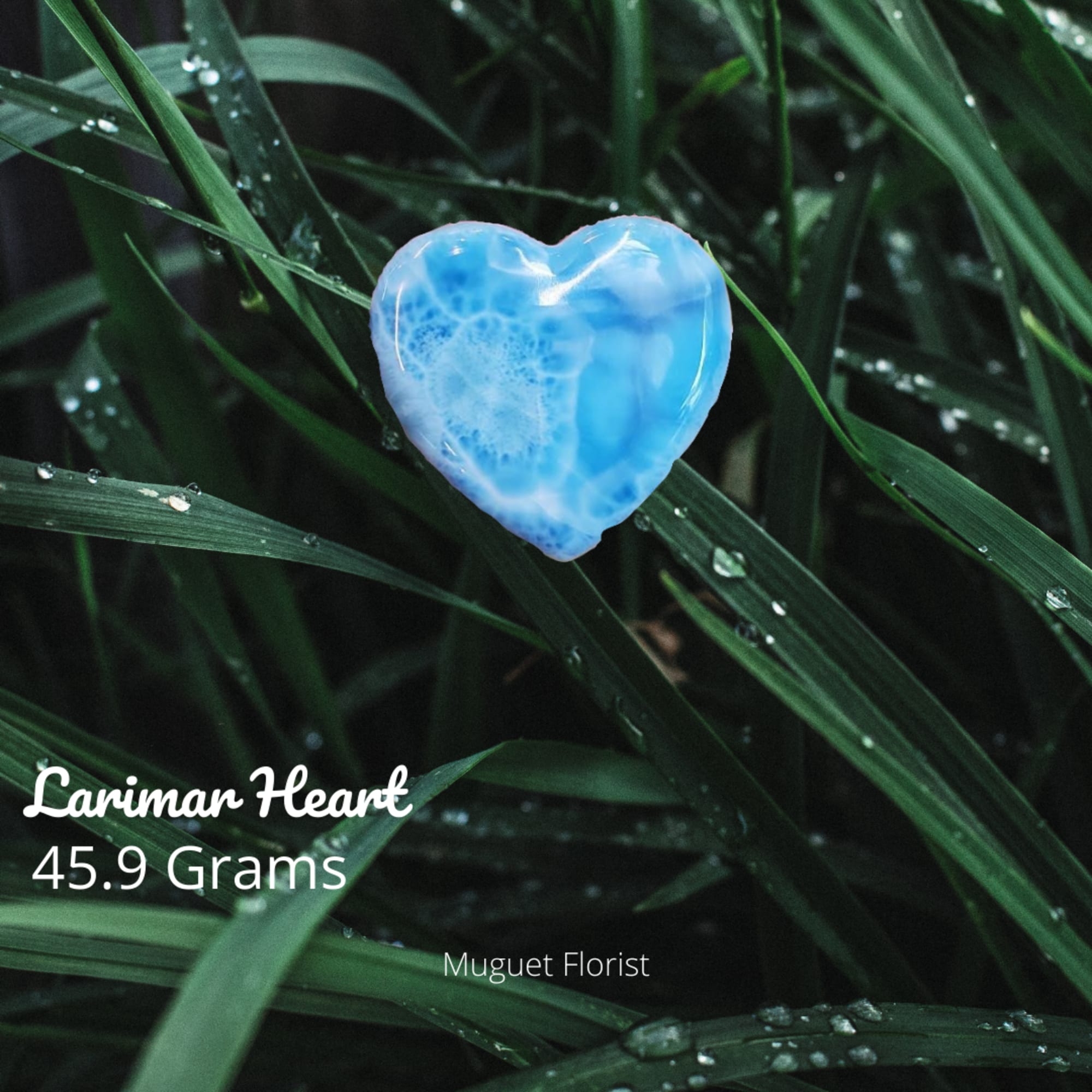 Discover the enchanting beauty of the ocean within the heart of Larimar