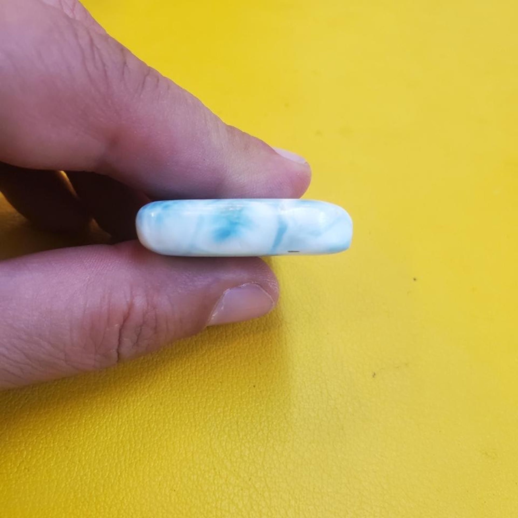 Immerse yourself in the soothing energies of Larimar with our Healing 29.9