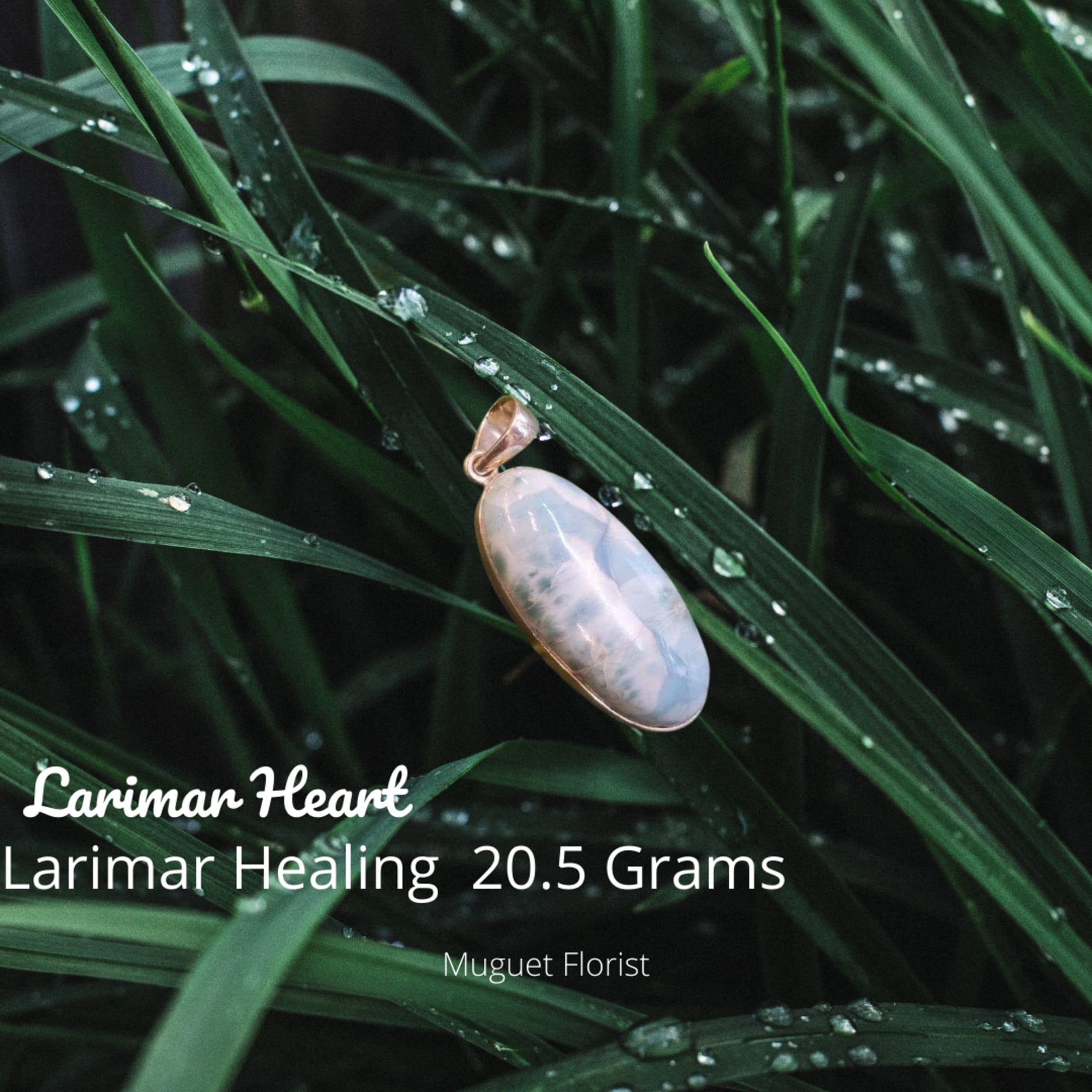 Adorn yourself with the tranquil beauty of Larimar with our exquisite Larimar