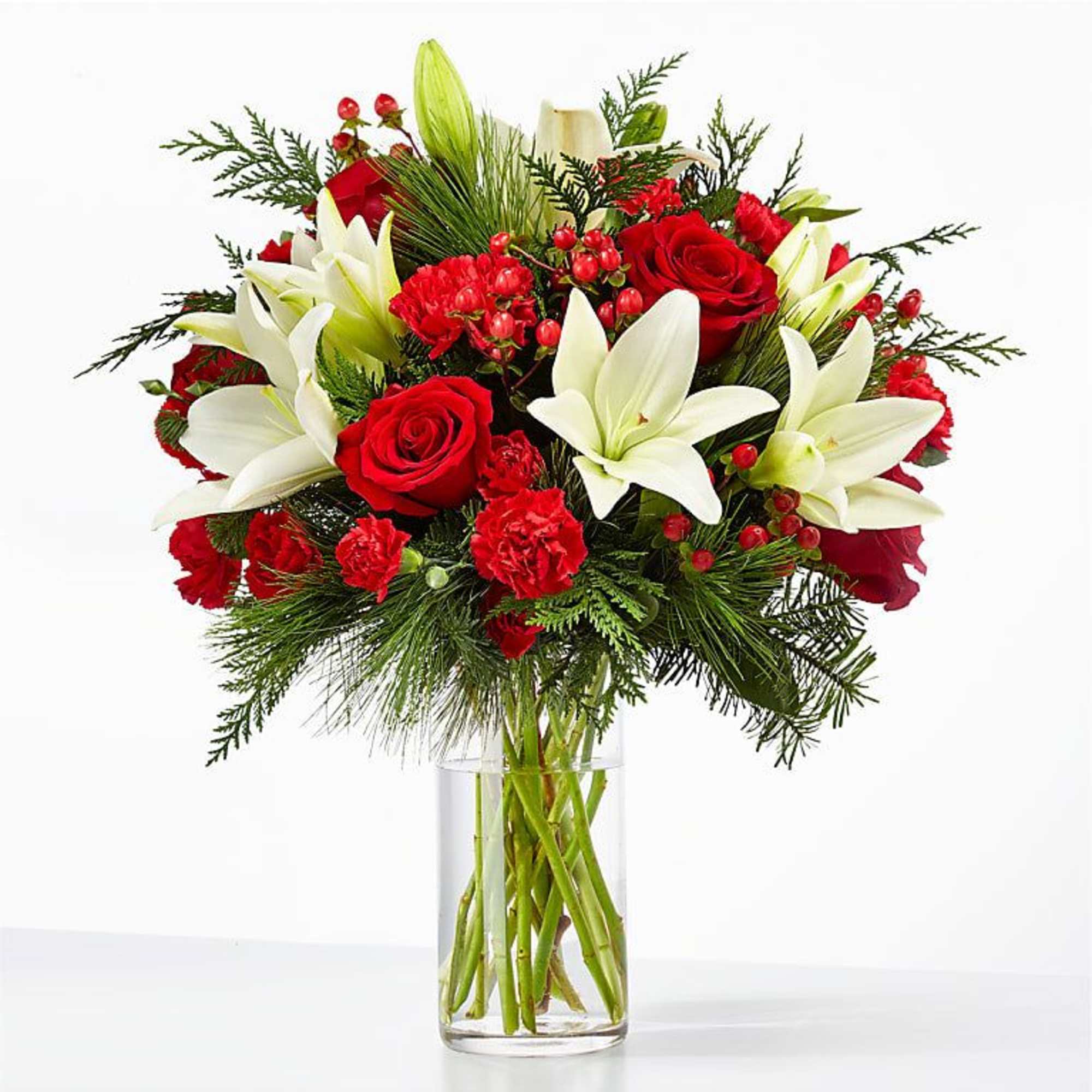Celebrate the beauty of the season with our Joyful Greetings Bouquet, a