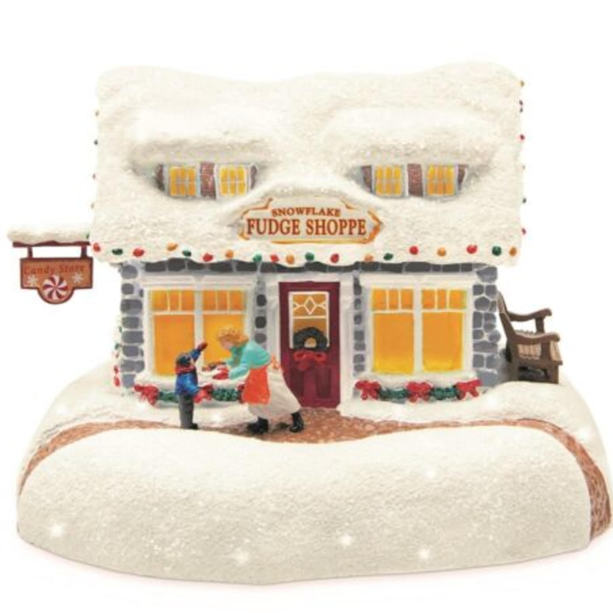 THOMAS KINKADE COLLECTABLE!
The Thomas Kinkade Sweet Shoppe Bouquet sets a charming winter