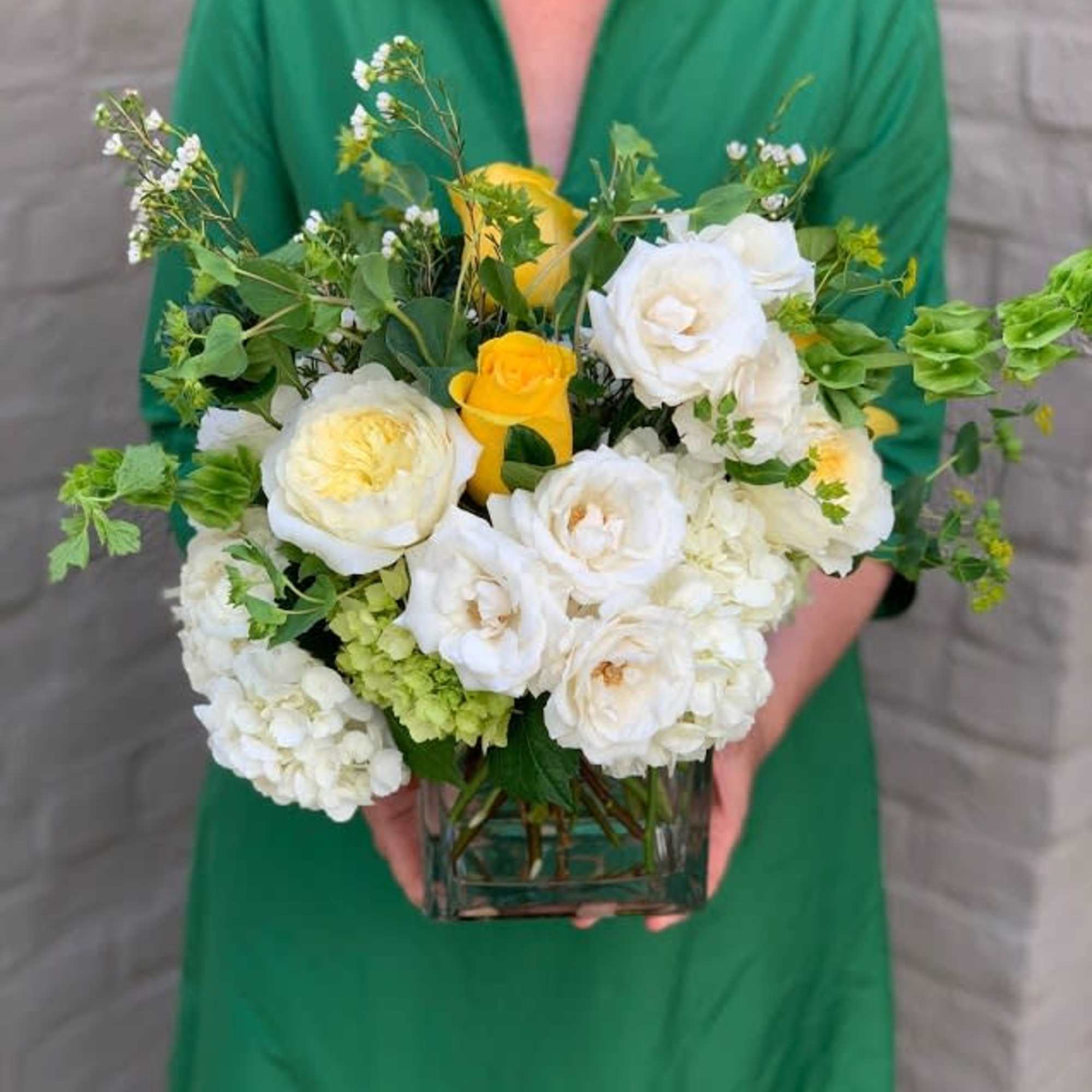 Like Italy&#039;s perfect summer wine, this bright arrangement is cool, crisp, and