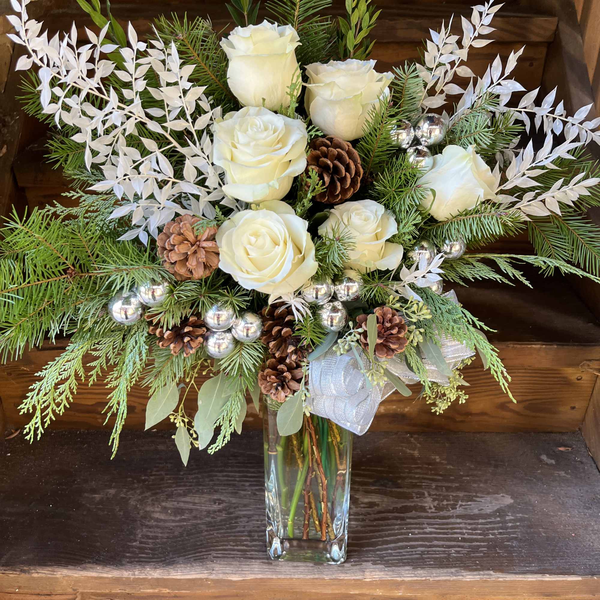 PERFECT for YOUR FOYER.  A Dramatic Tall front facing arrangement of