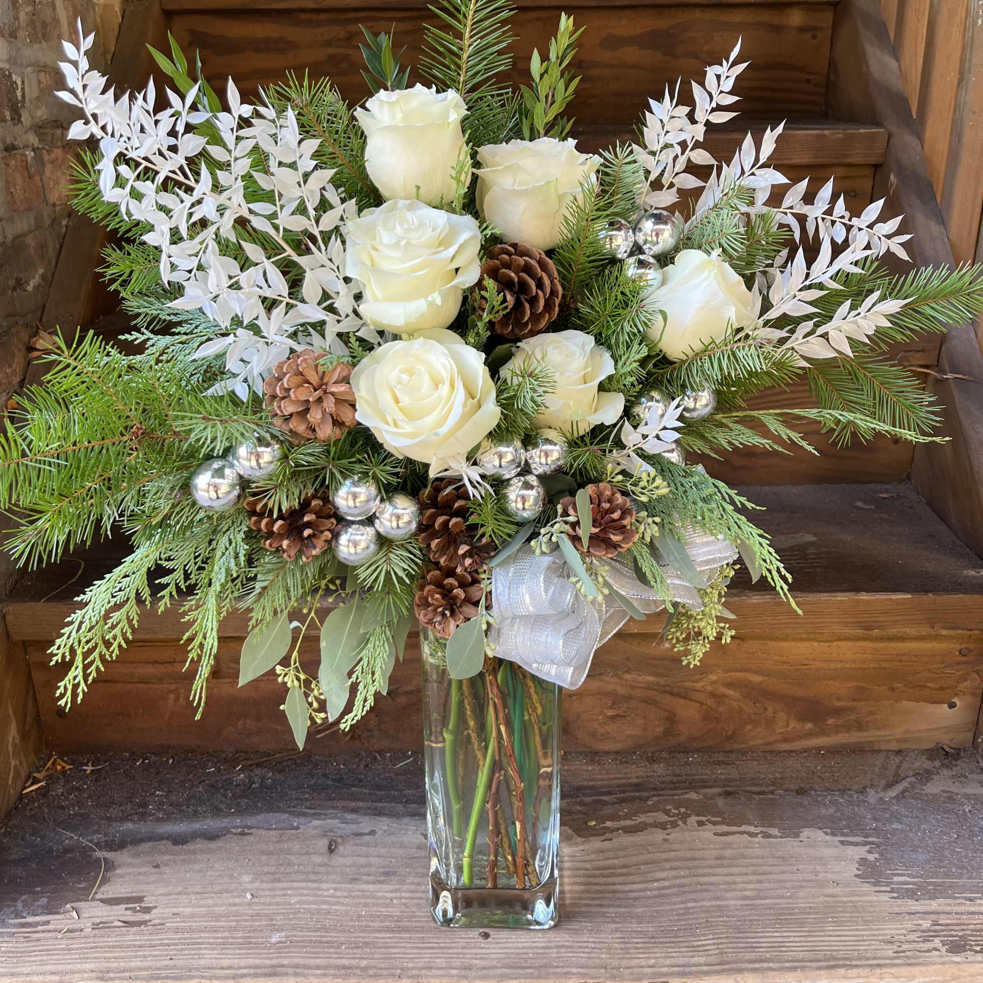 PERFECT for YOUR FOYER.  A Dramatic Tall front facing arrangement of