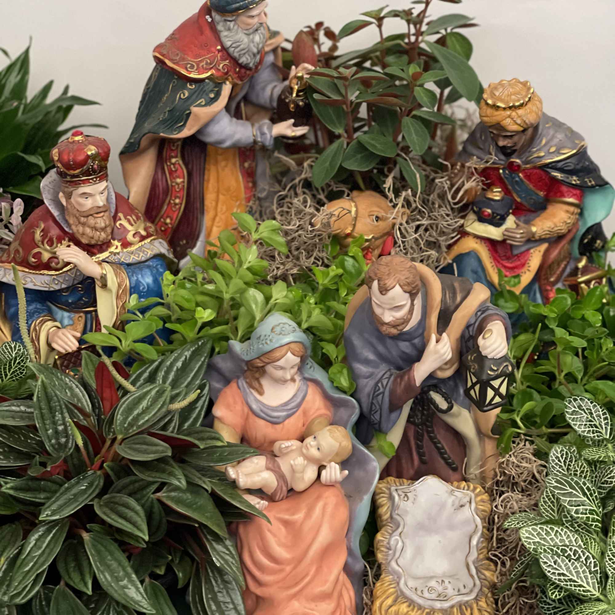Porcelain Nativity set 