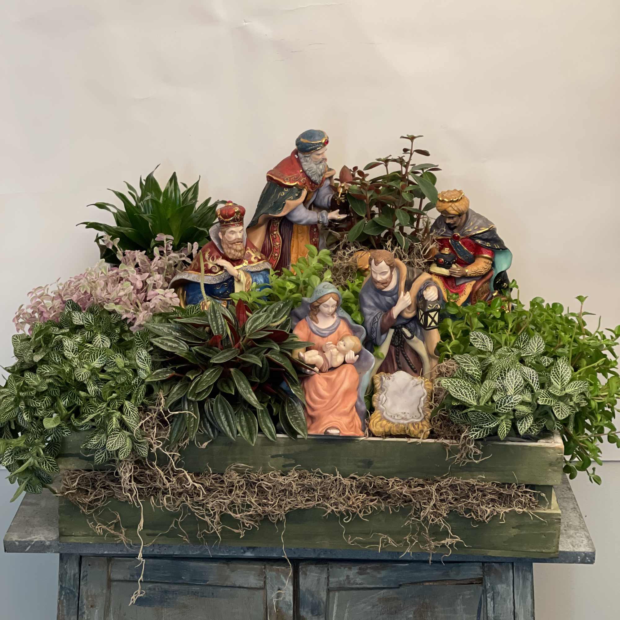 Porcelain Nativity set 