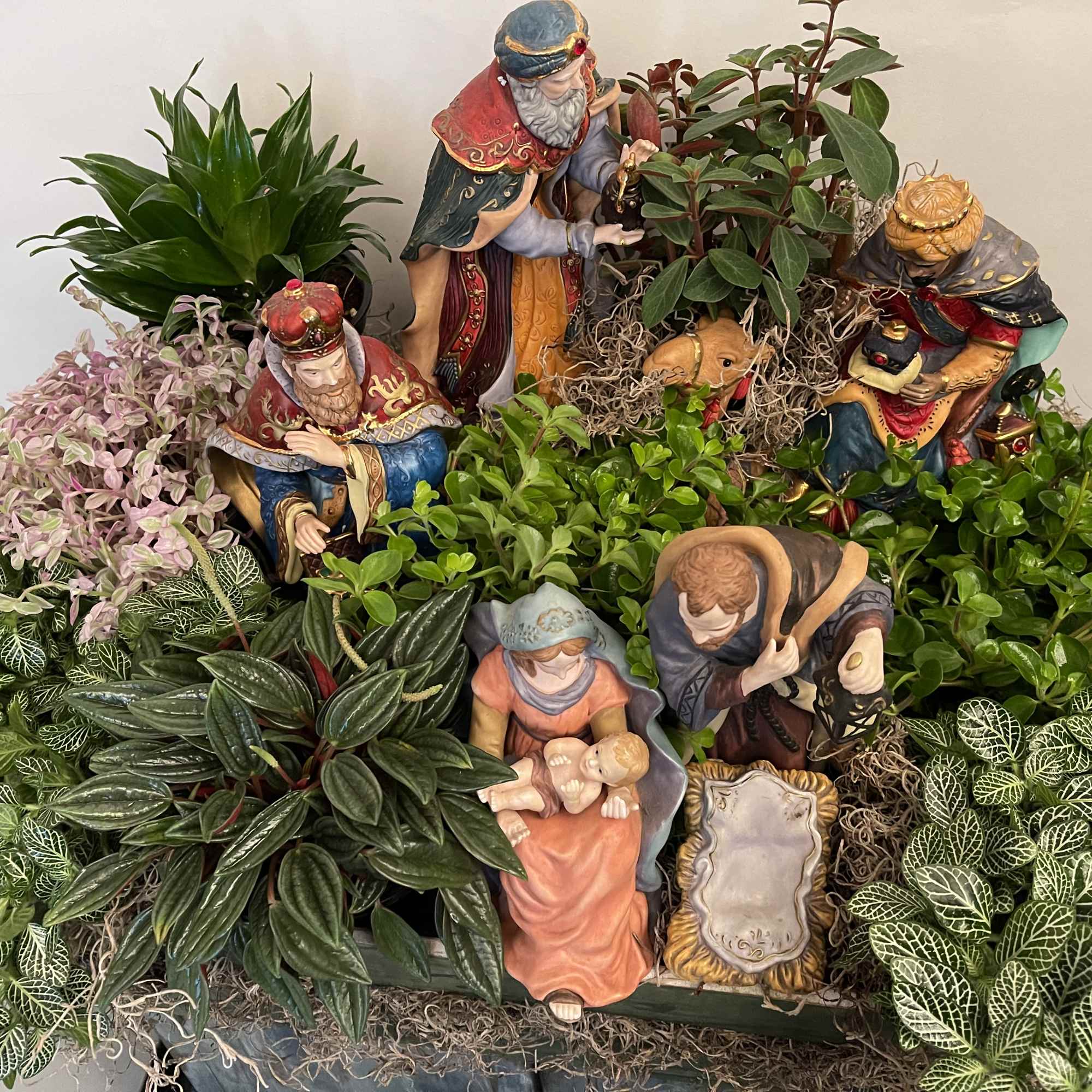 Porcelain Nativity set 