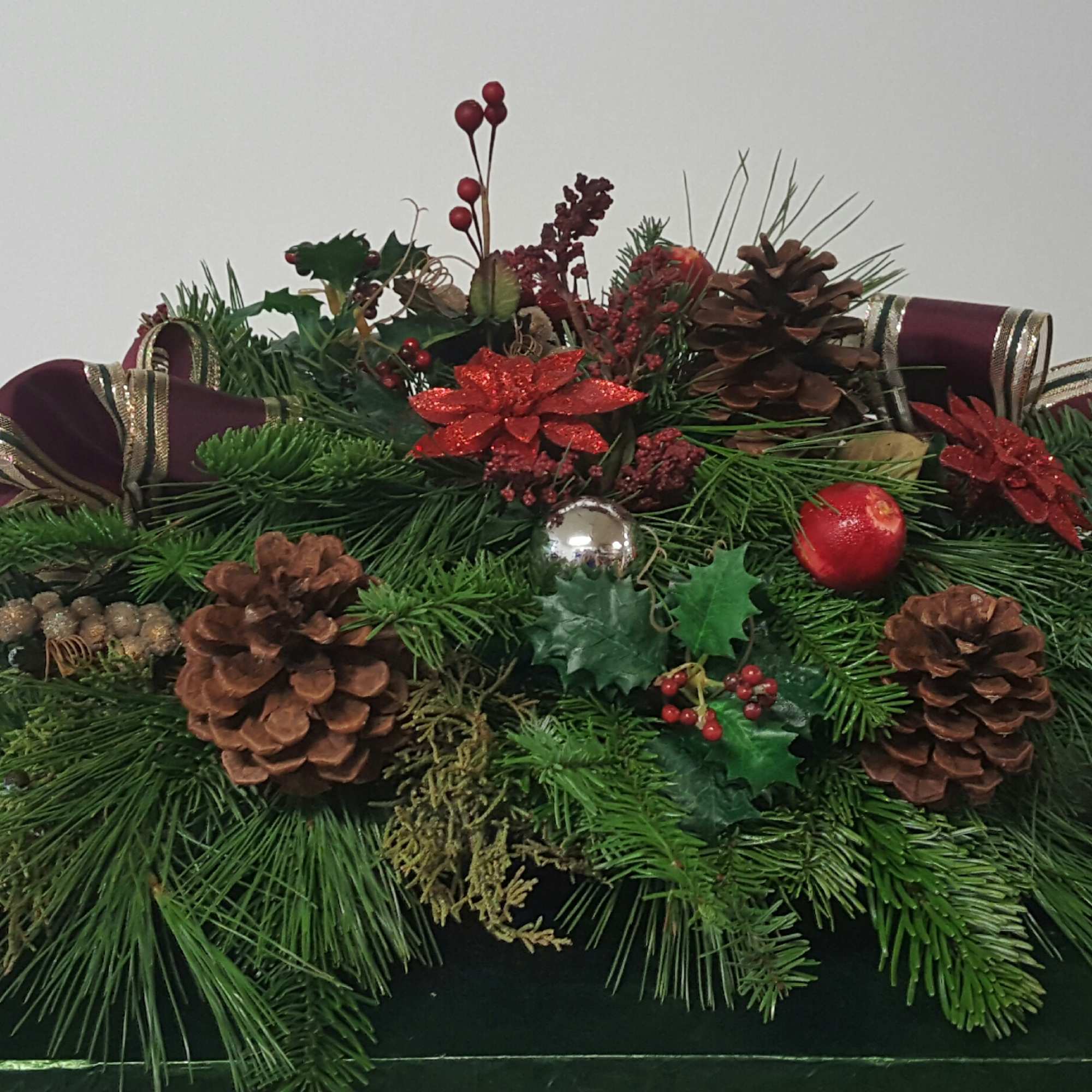 Holiday fragrance and beauty all in one package. This holiday centerpiece is