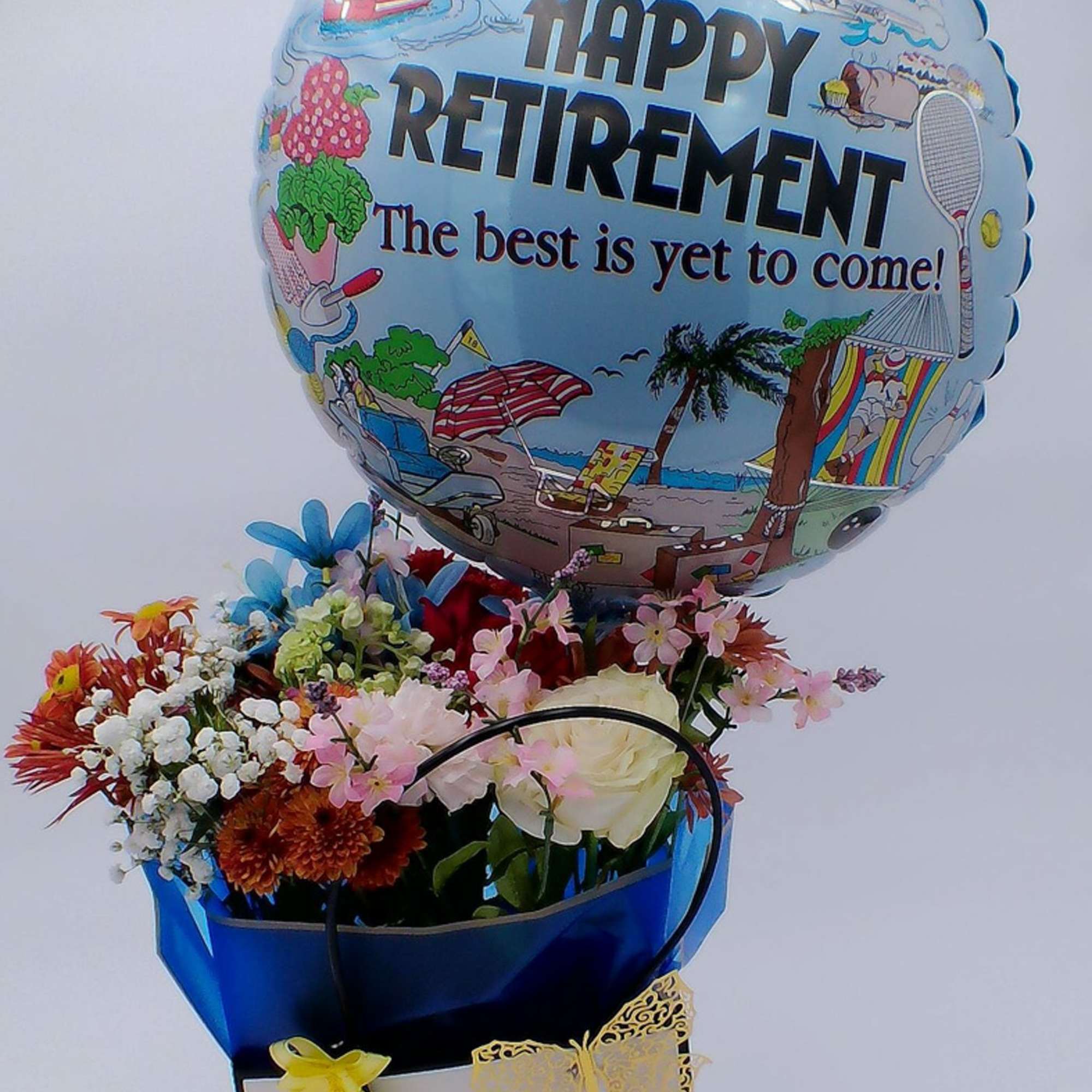 Mixed Fresh Flowers (14&ndash;16 stems)A cheerful blend of 4 carnations, 2 daisies