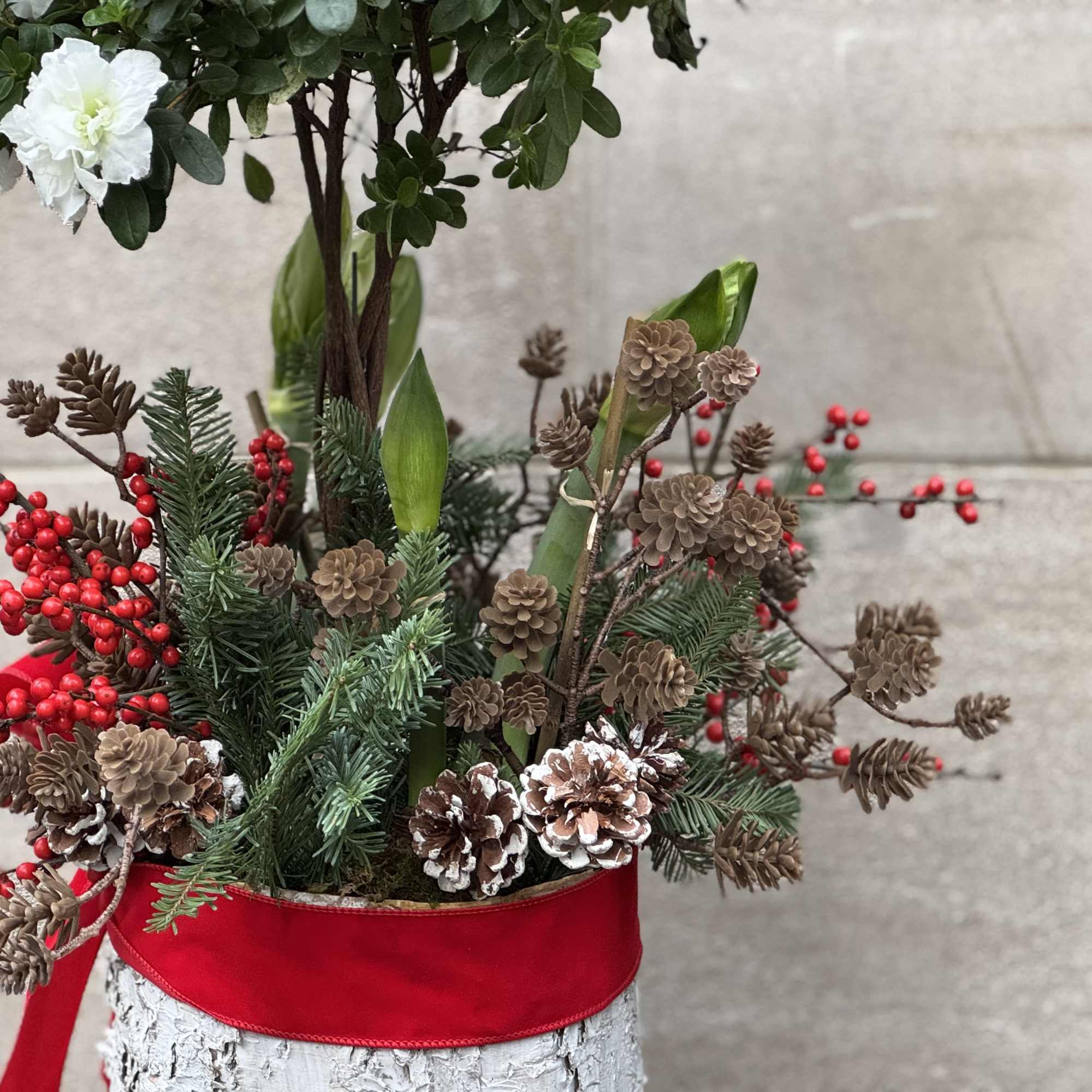 Bring in the holidays and new year with something natural, earthy and