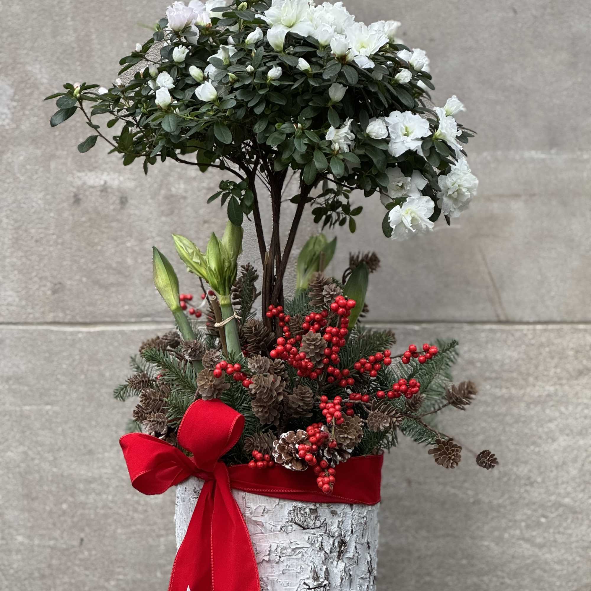 Bring in the holidays and new year with something natural, earthy and