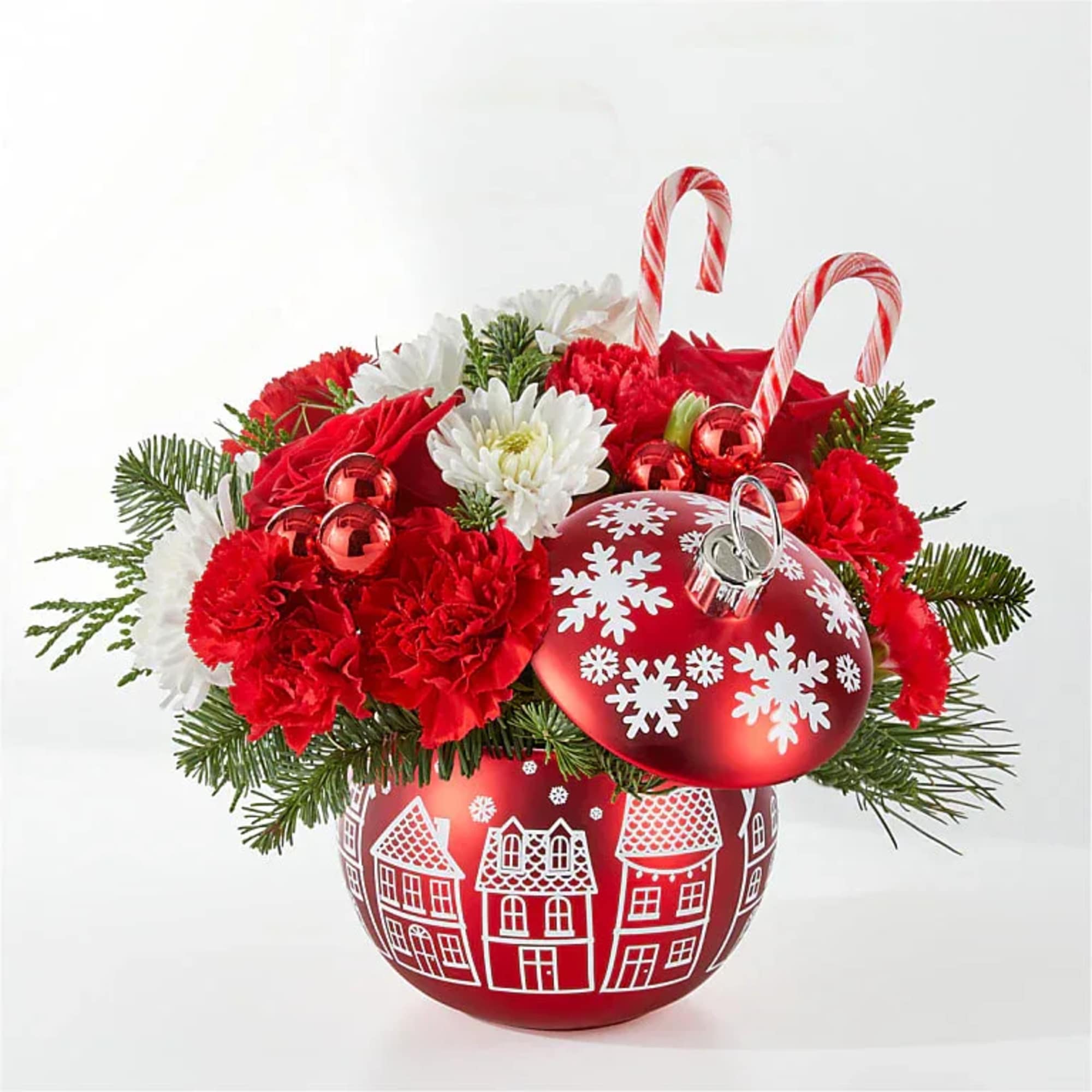 An ornament full of blooms, perfect for any occasion this season. Comes