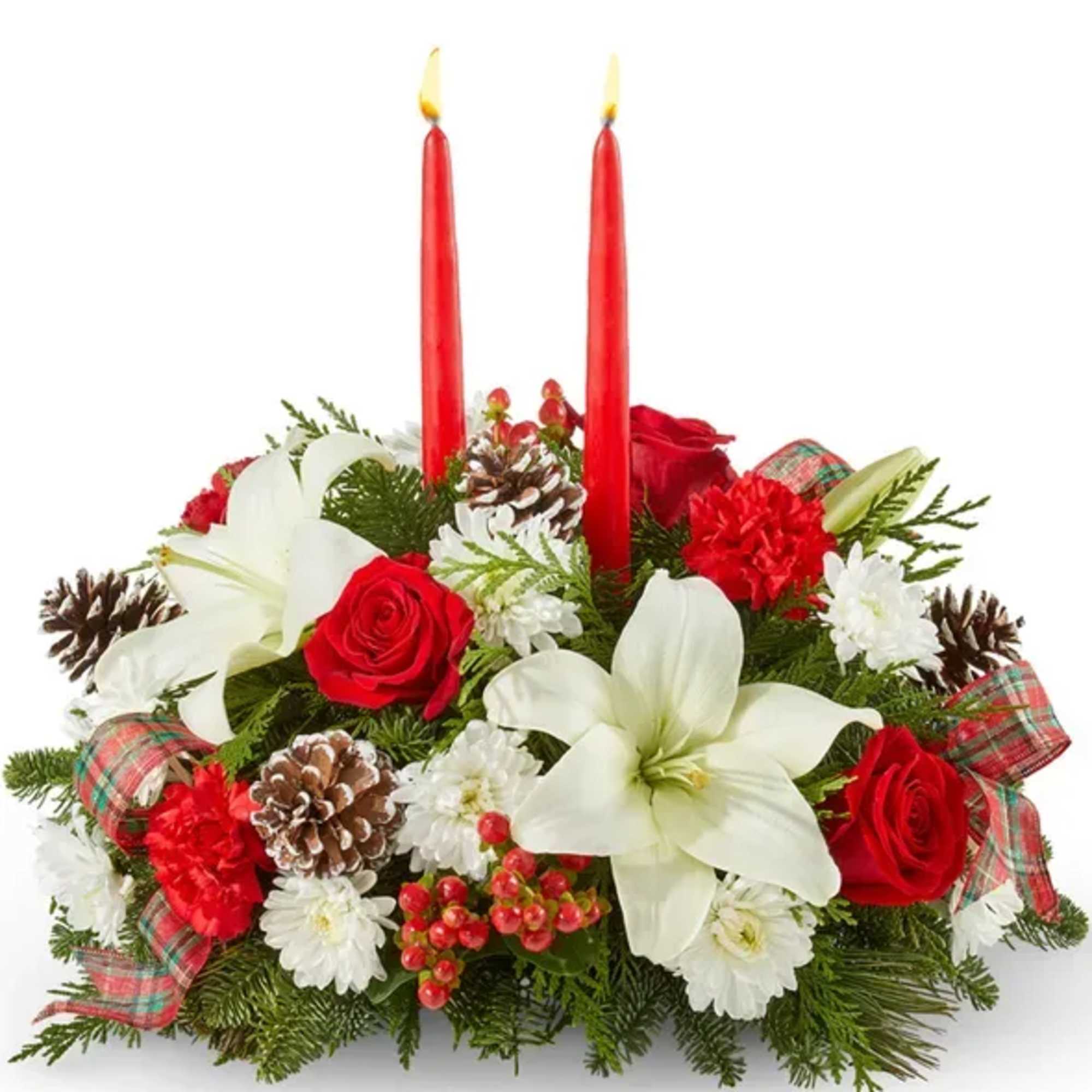 Get your home in the holiday spirit with this holiday centerpiece that