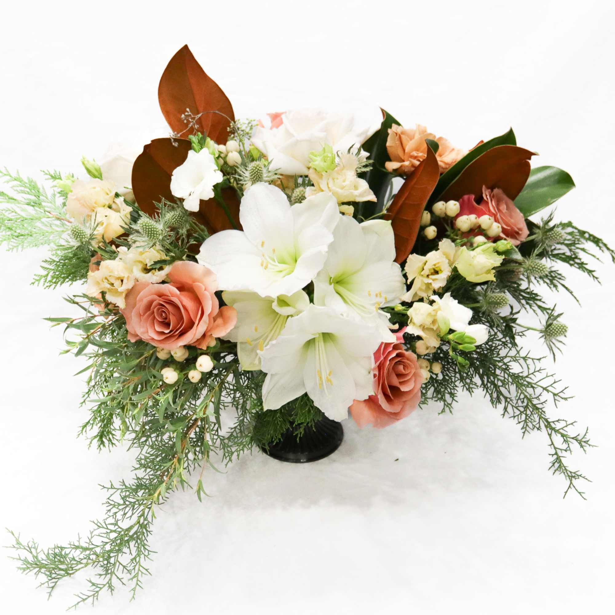 Cashmere is one of our newest arrangement from our Holiday collection perfect