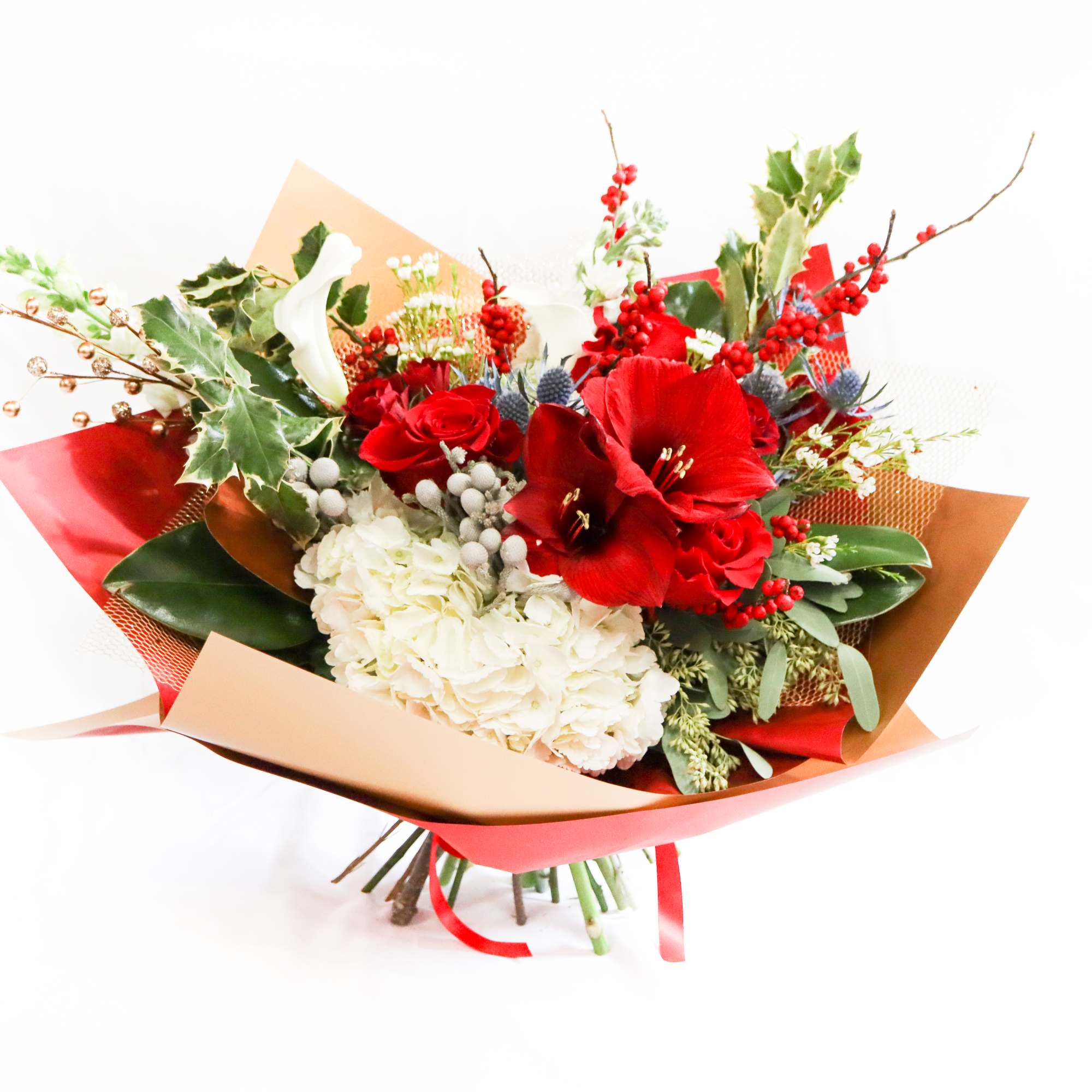 A special bouquet from our special Christmas collection, you will fall in