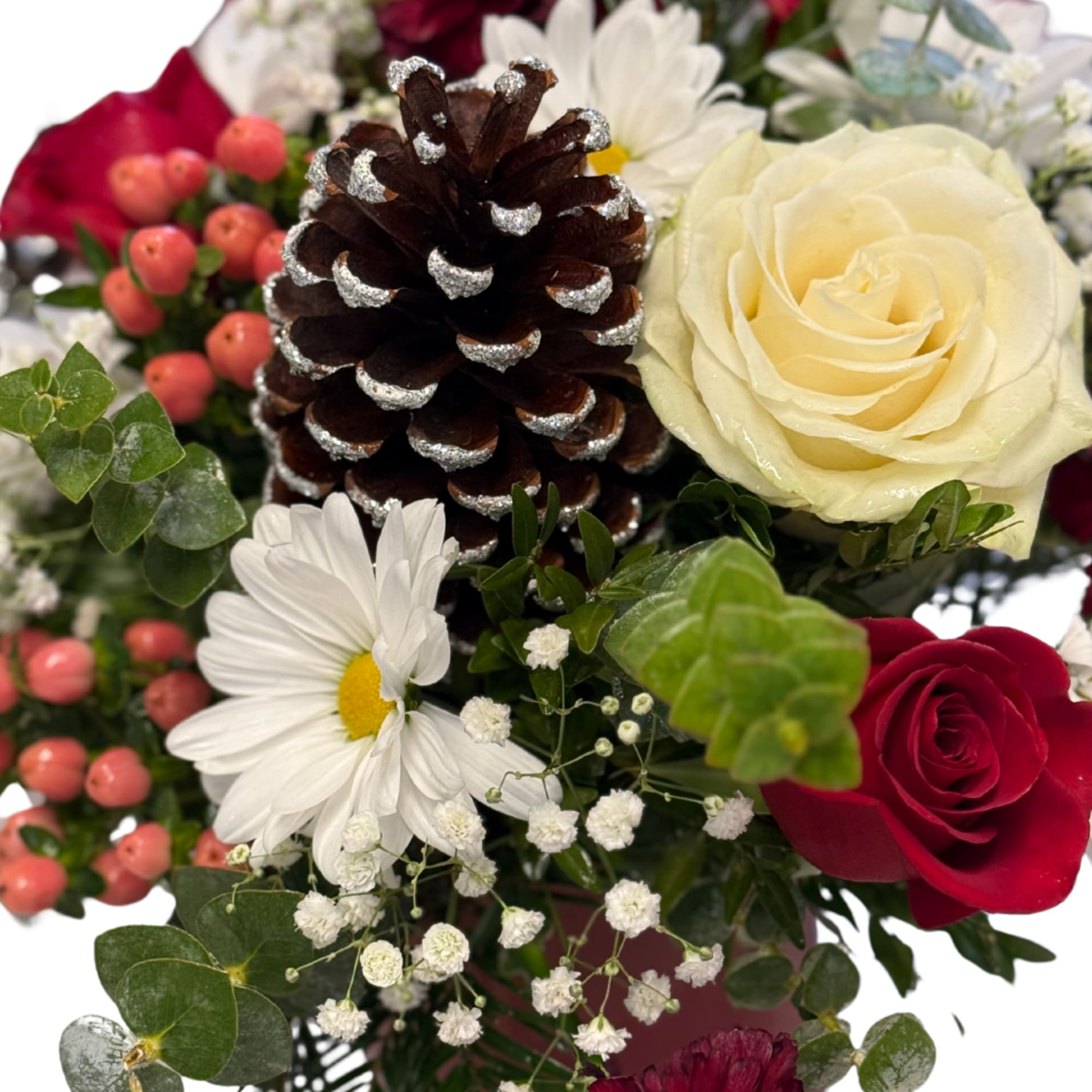 Send the beauty of a winter wonderland with the Frosted Forest Charm