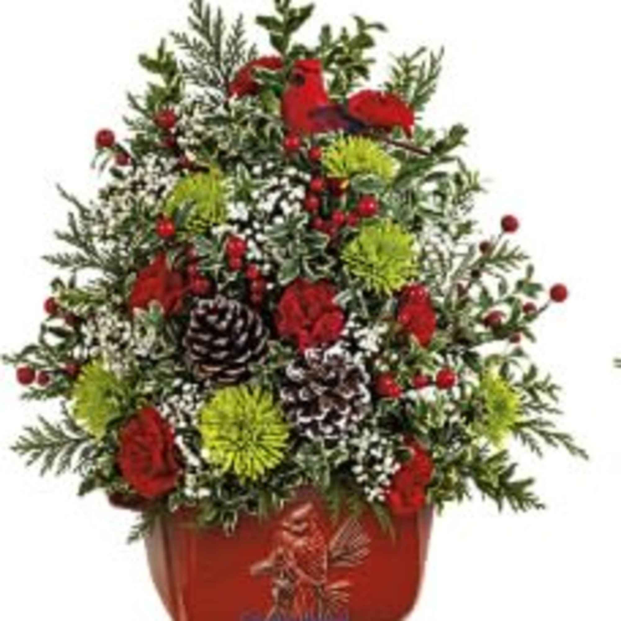 An instant holiday heirloom! Brighten many Christmases to come with this hand-painted