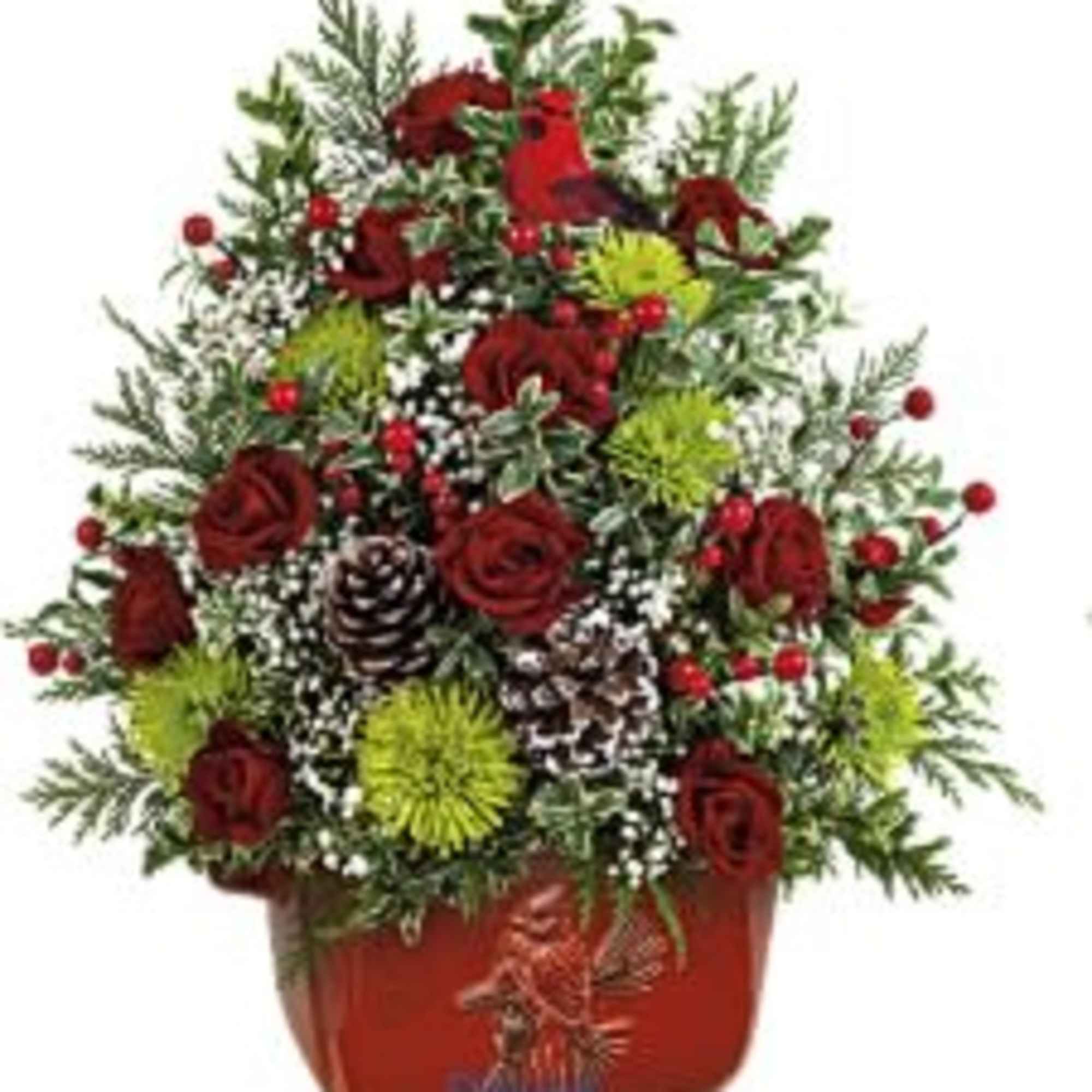 An instant holiday heirloom! Brighten many Christmases to come with this hand-painted