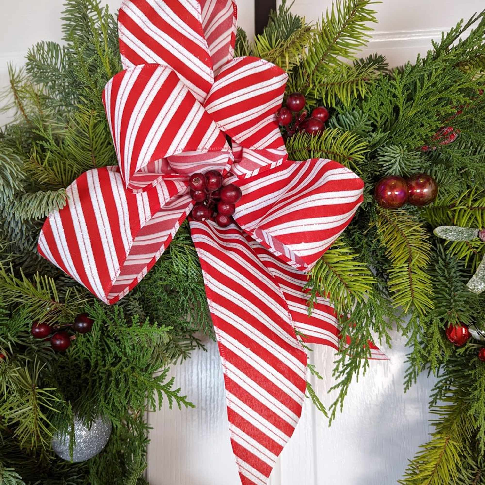 Celebrate the Holidays with the Frosted Candy Cane Wreath

Add a touch of