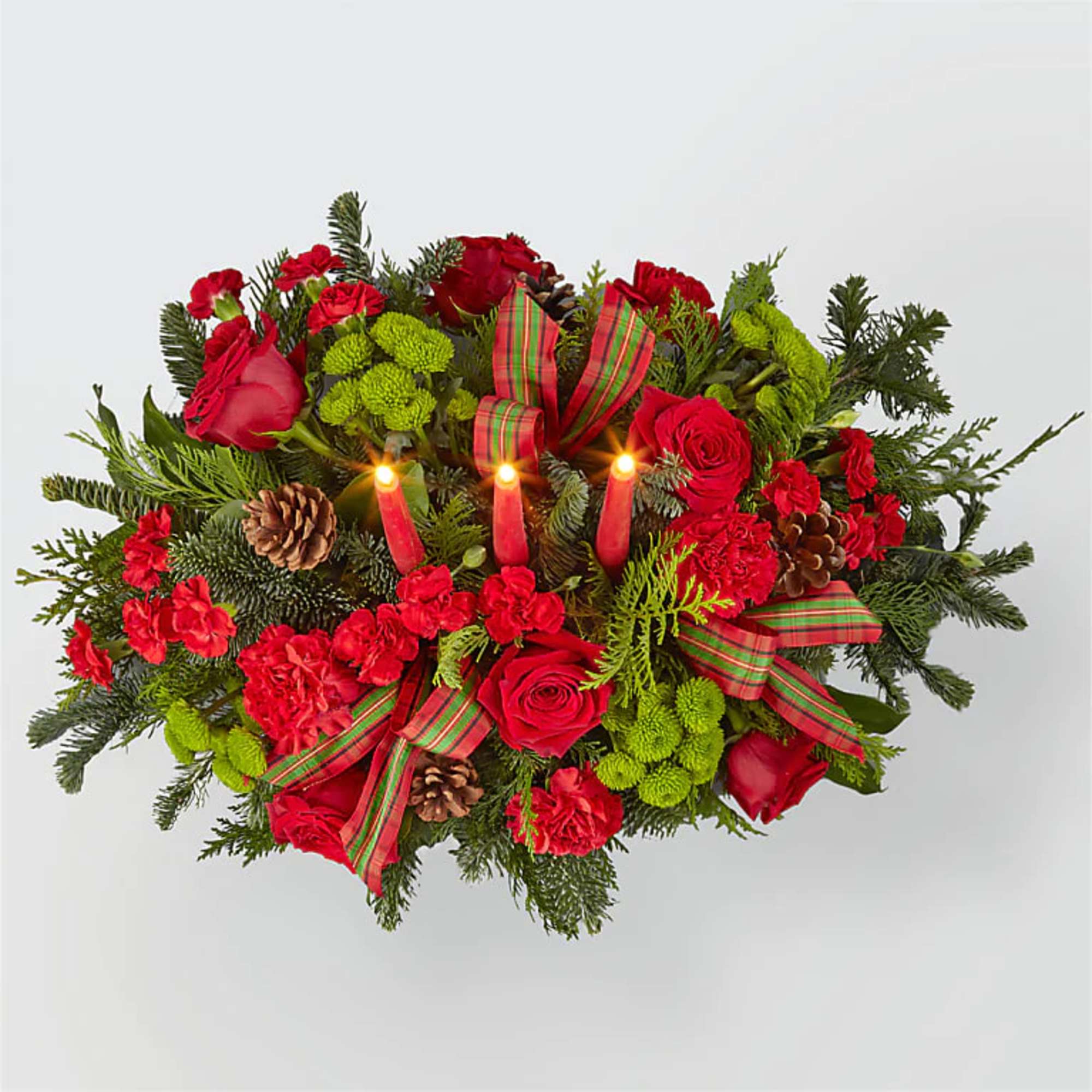 Let time fly By the Candlelight centerpiece as new holiday memories are