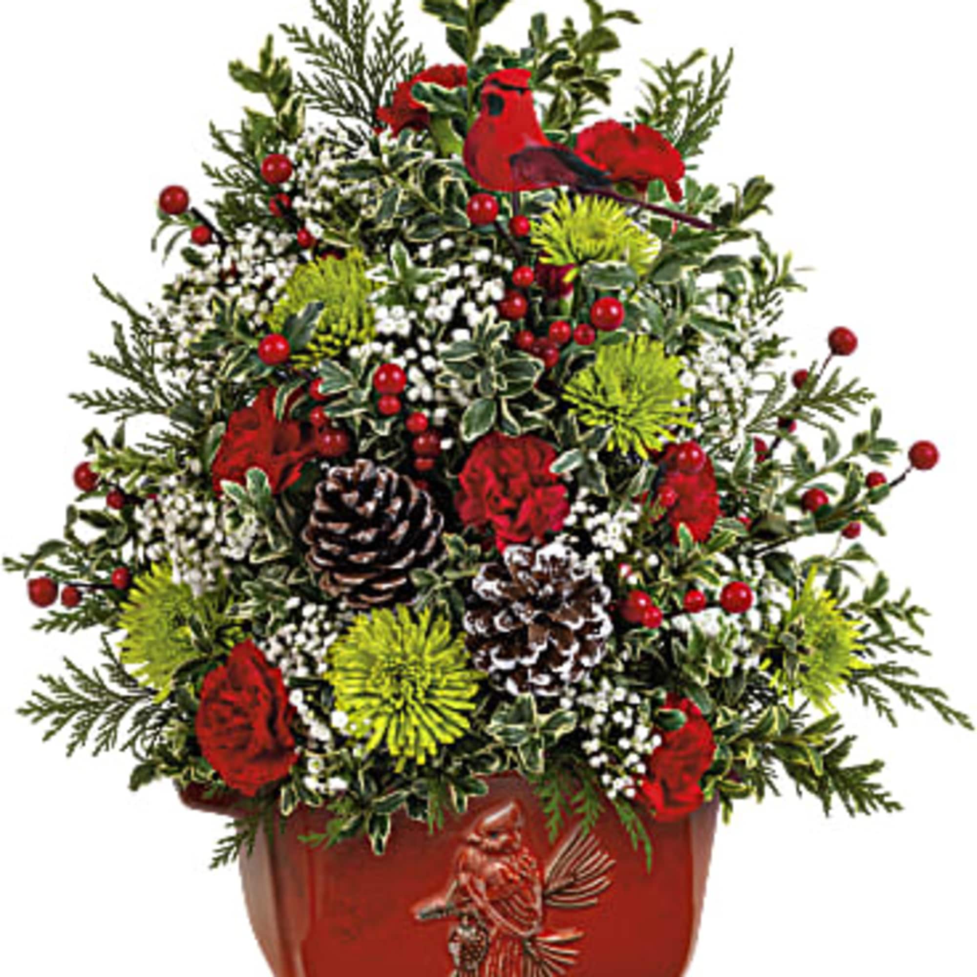 An instant holiday heirloom! Brighten many Christmases to come with this hand-painted