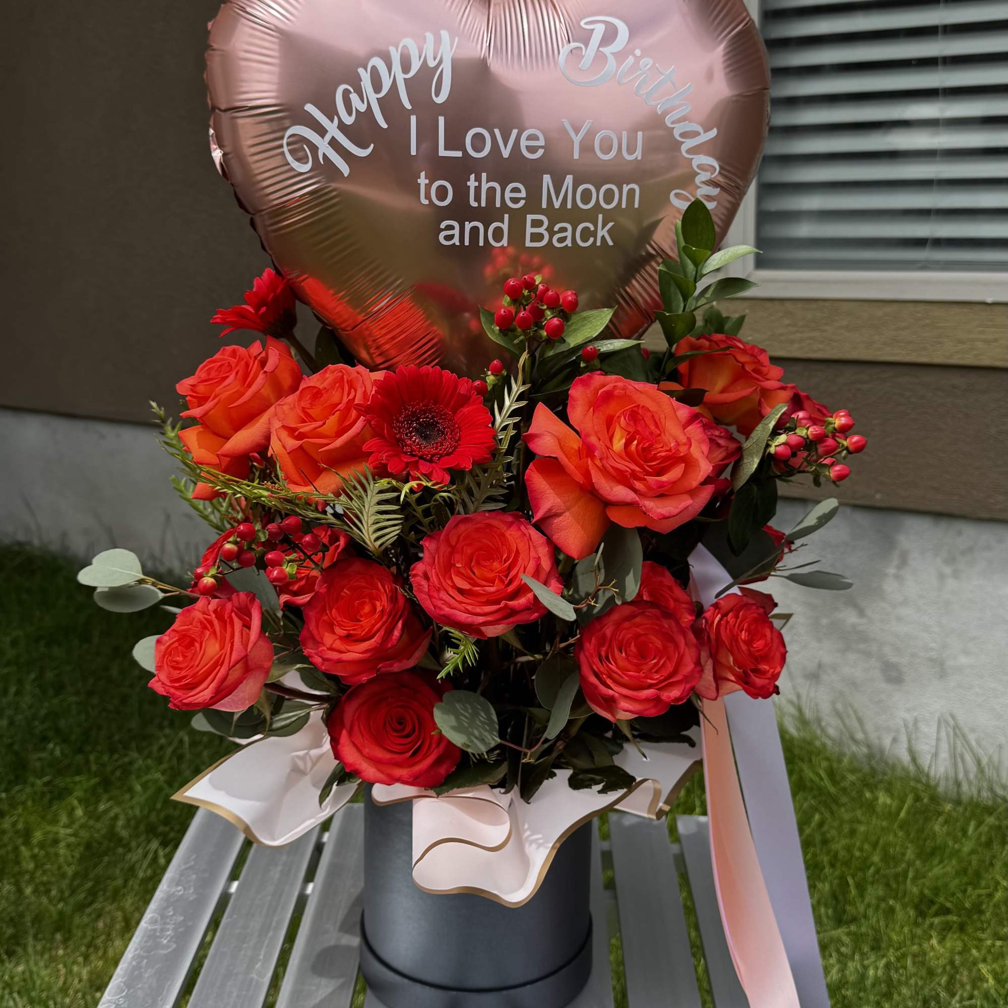 Brighten any occasion with our Radiant Blooms Box, a vibrant mix of