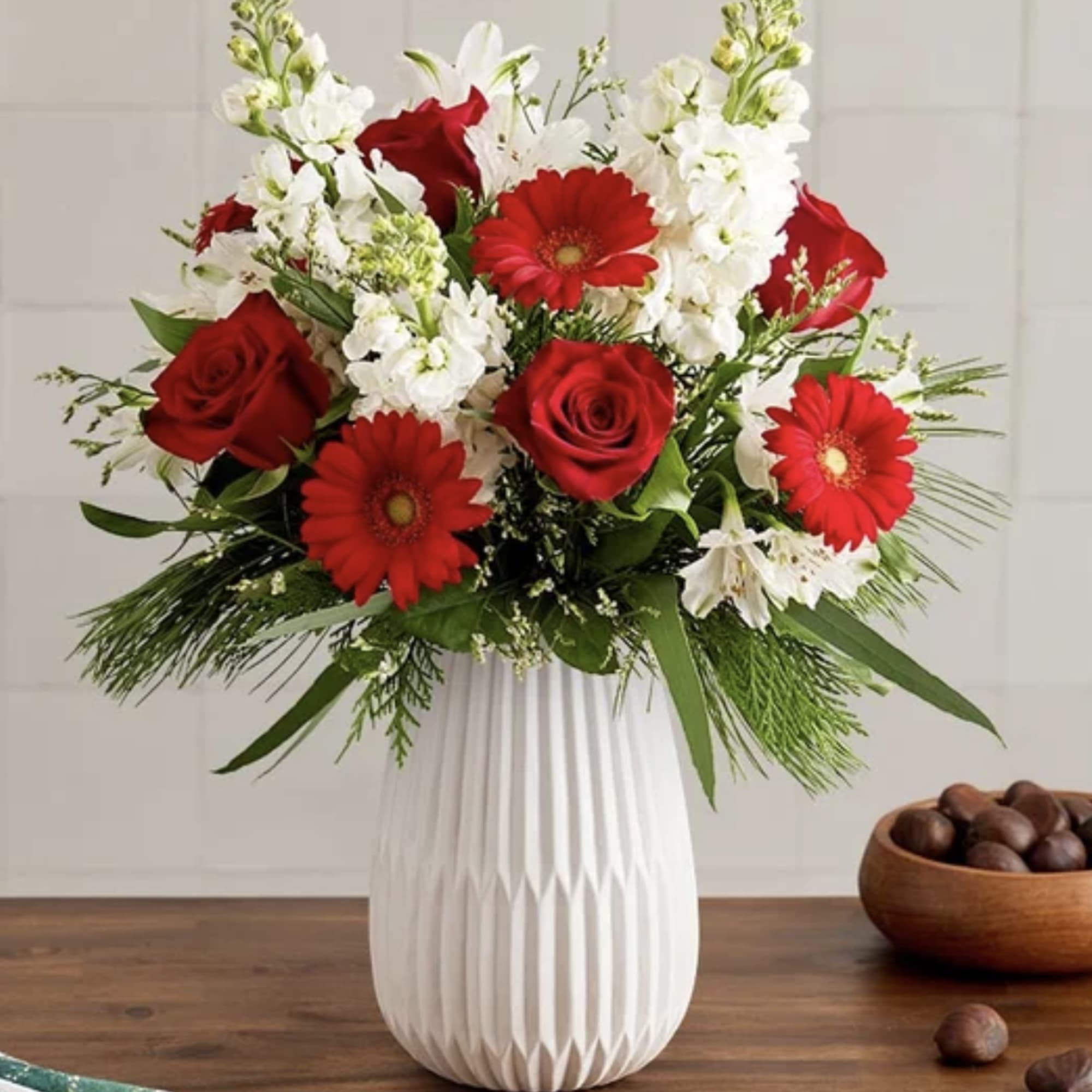 Celebrate the most magical time of year with our dazzling bouquet. A