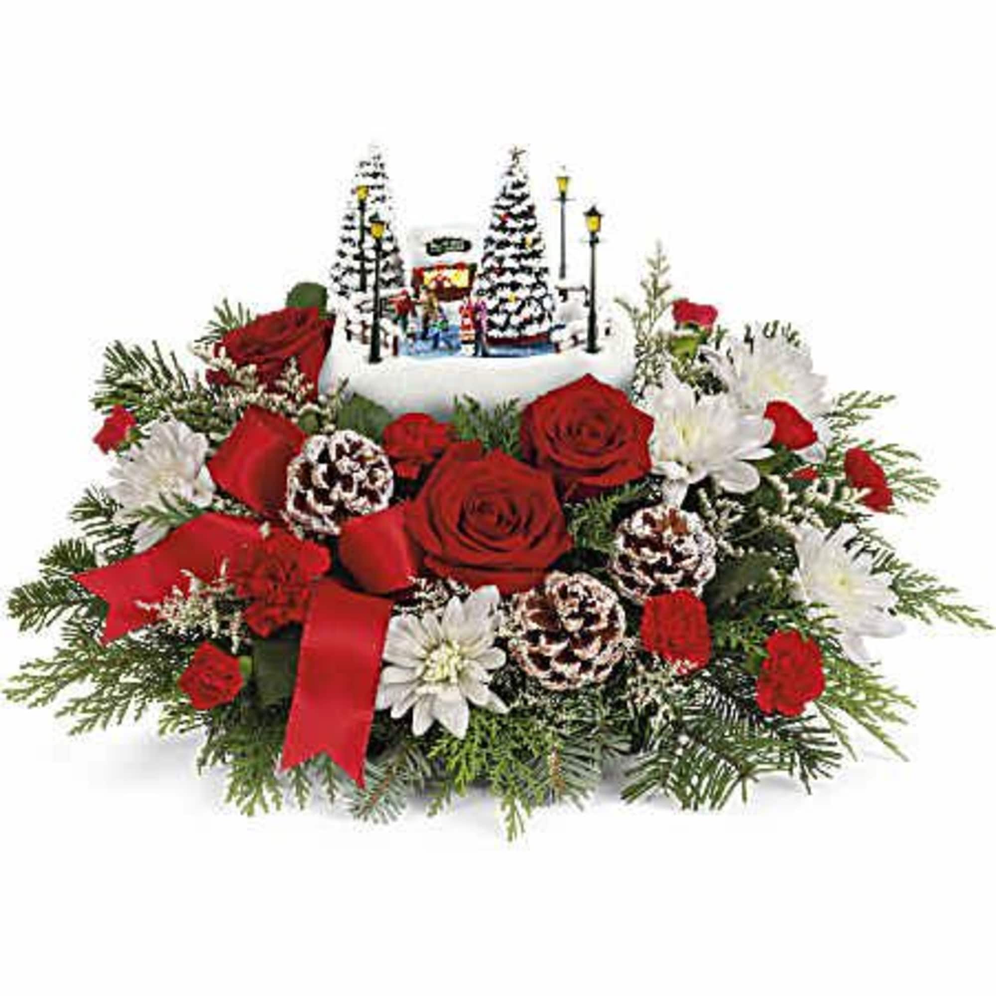 Create joy with this enchanting holiday gift! Hand-painted and nestled among a