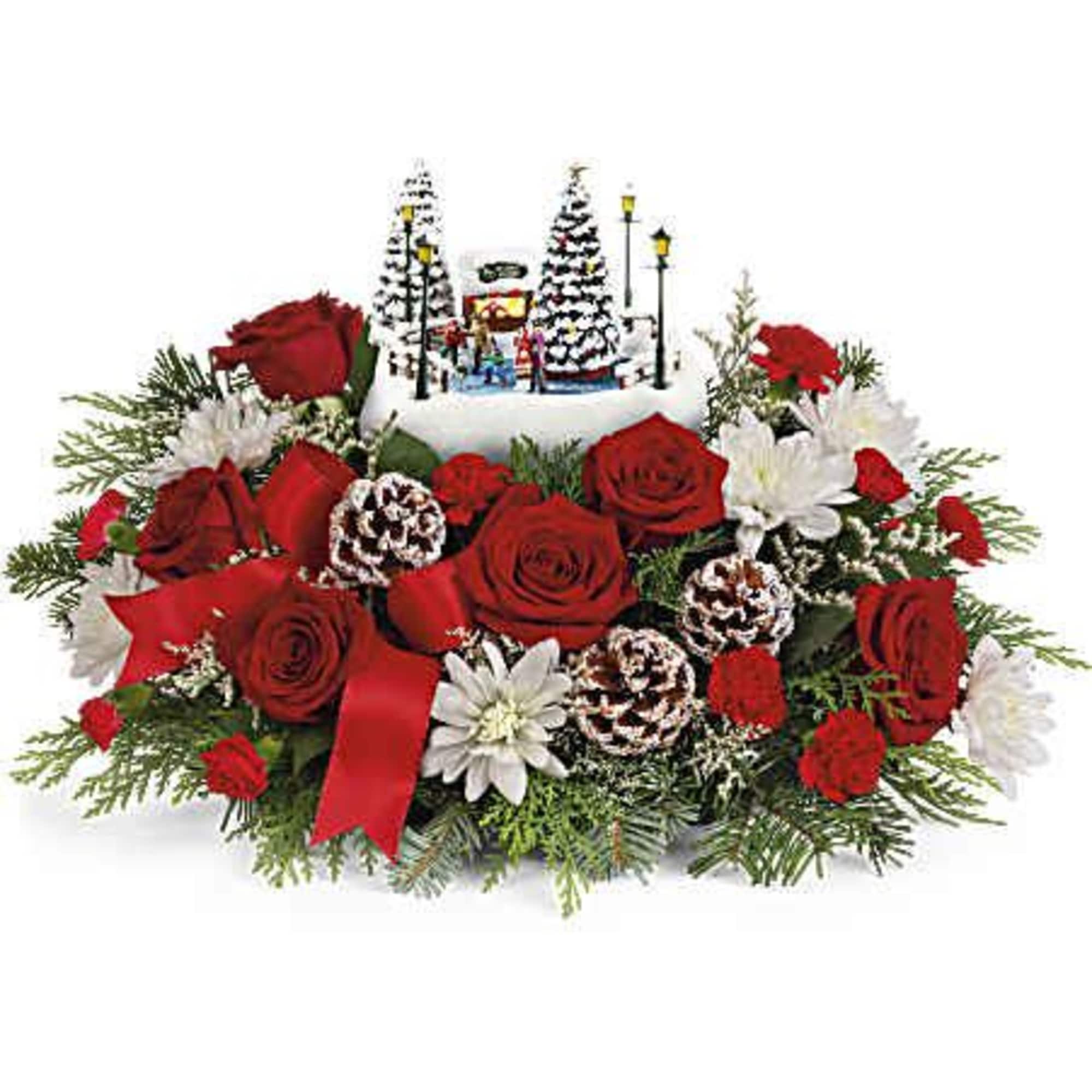 Create joy with this enchanting holiday gift! Hand-painted and nestled among a