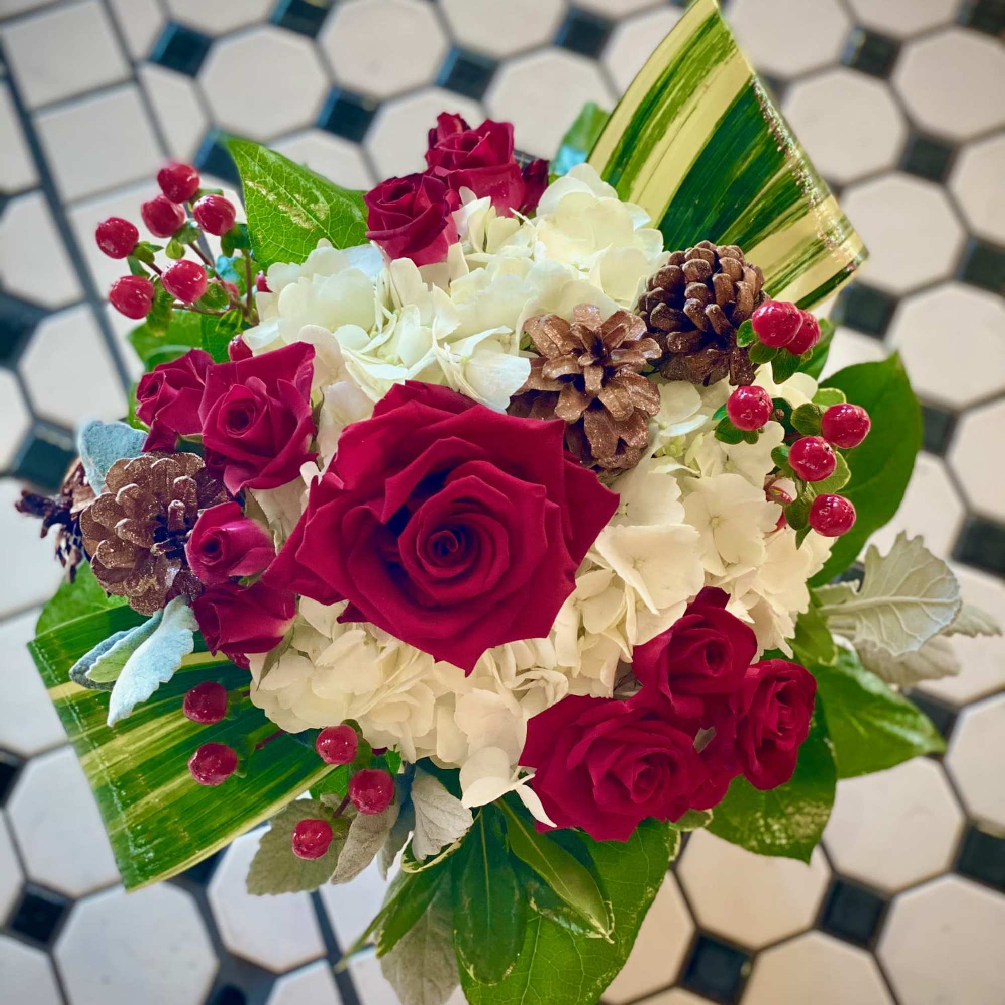 Elegant and simple, this beautiful fresh bouquet is sure to add joy