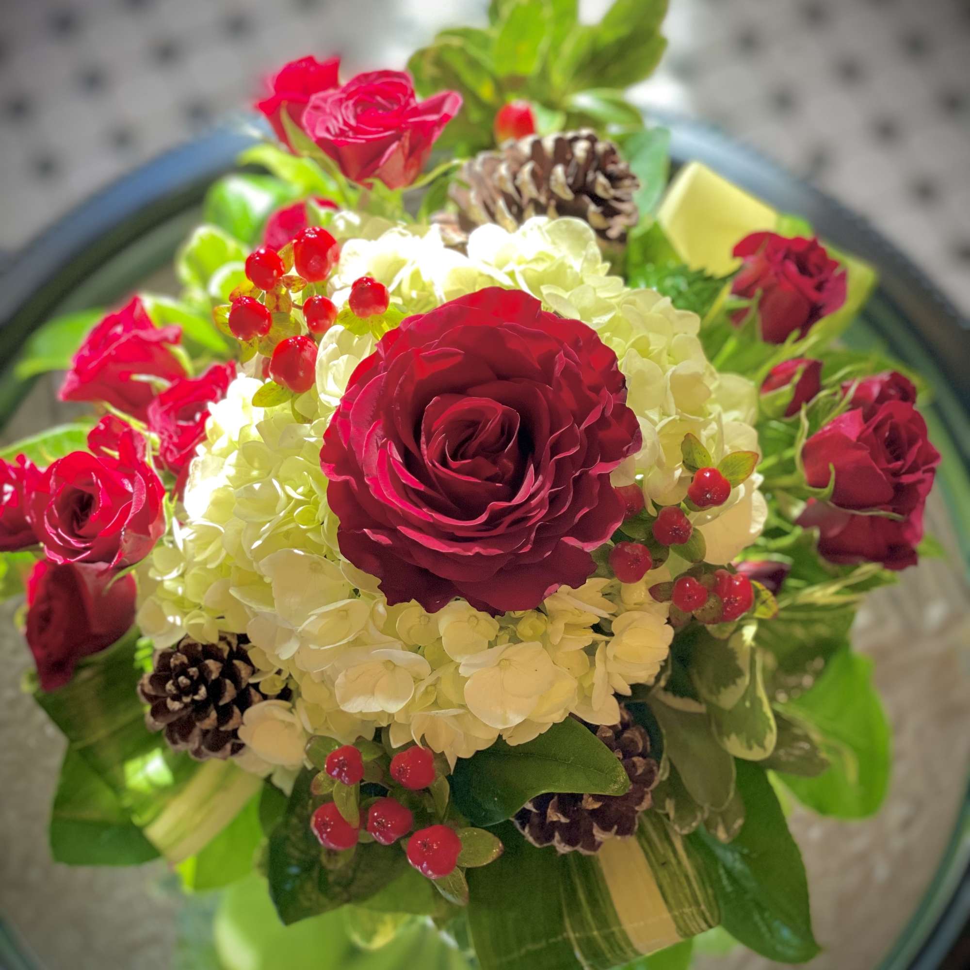 Elegant and simple, this beautiful fresh bouquet is sure to add joy