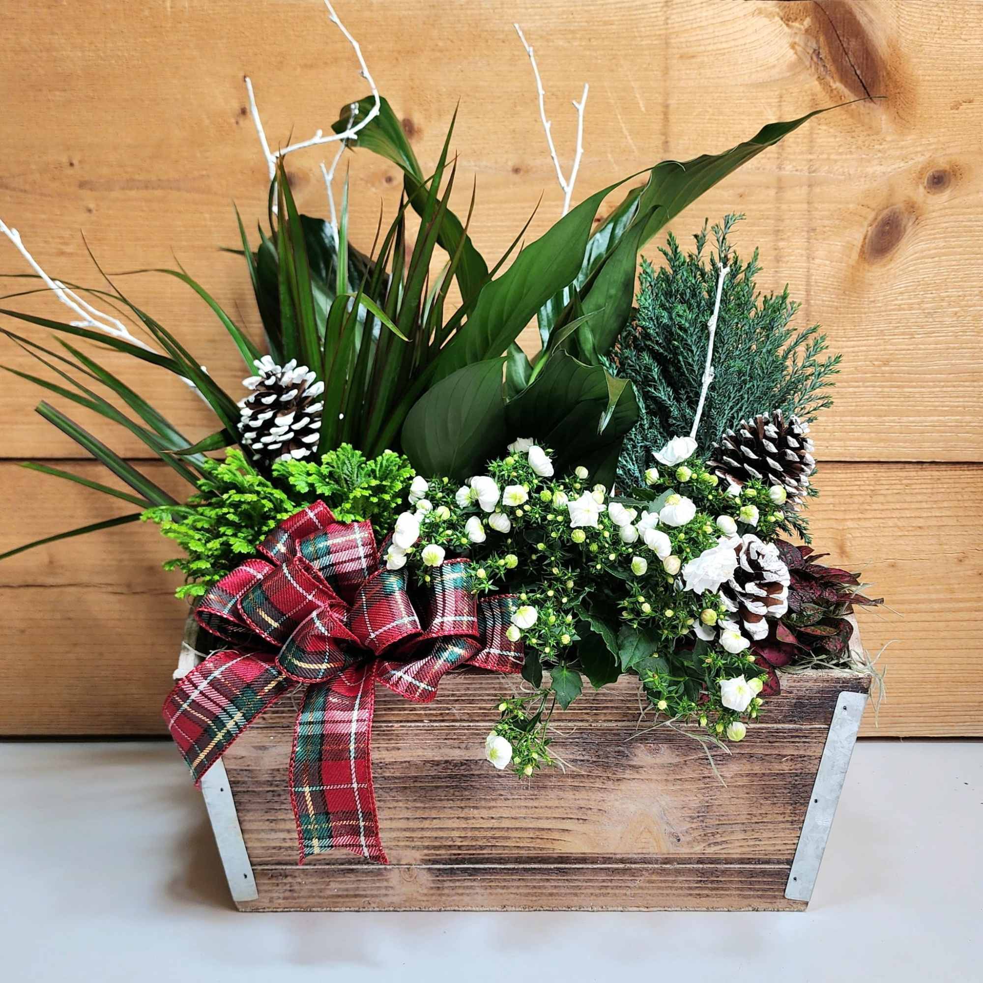 Evergreen Elegance will bring a sophisticated but cozy holiday feel to your