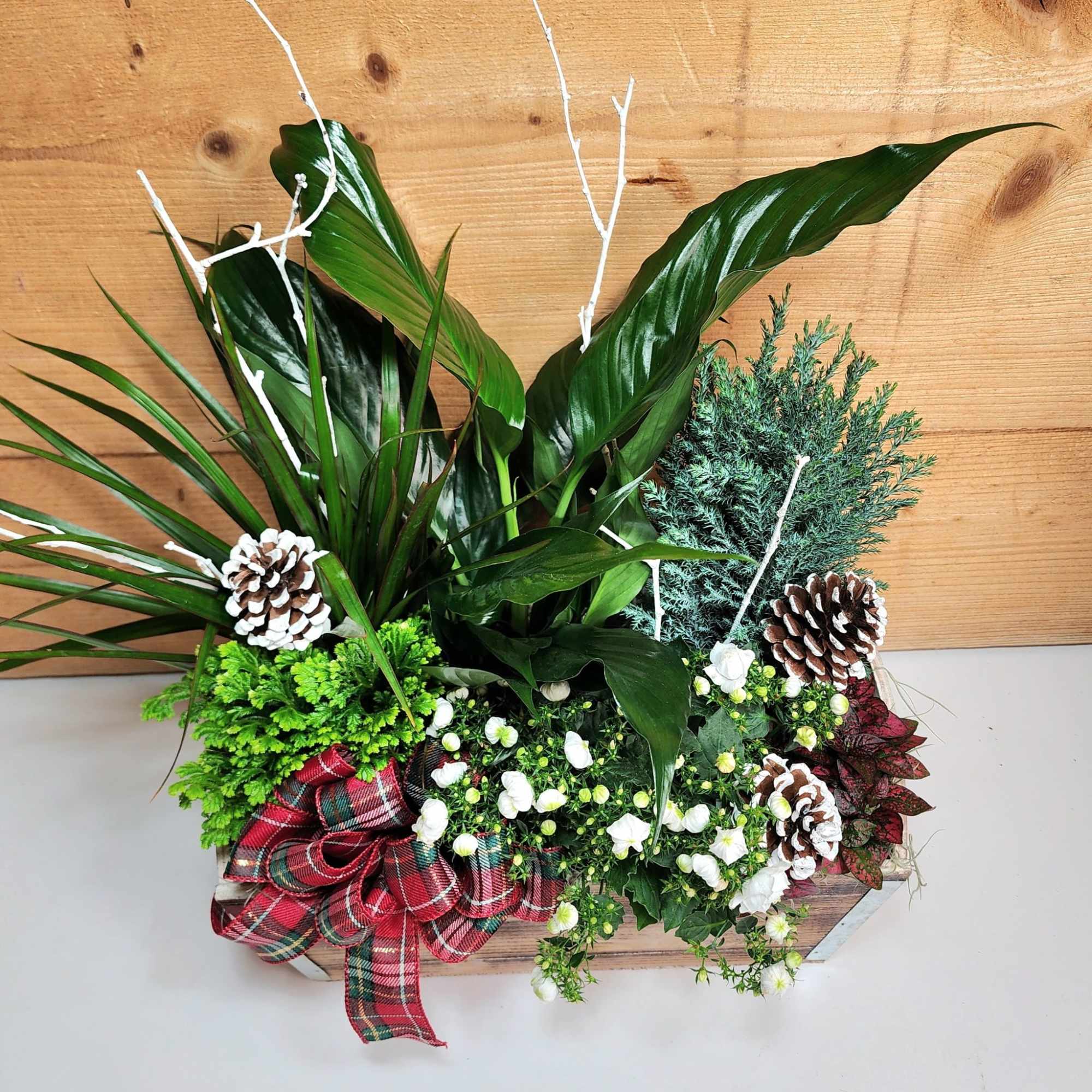 Evergreen Elegance will bring a sophisticated but cozy holiday feel to your