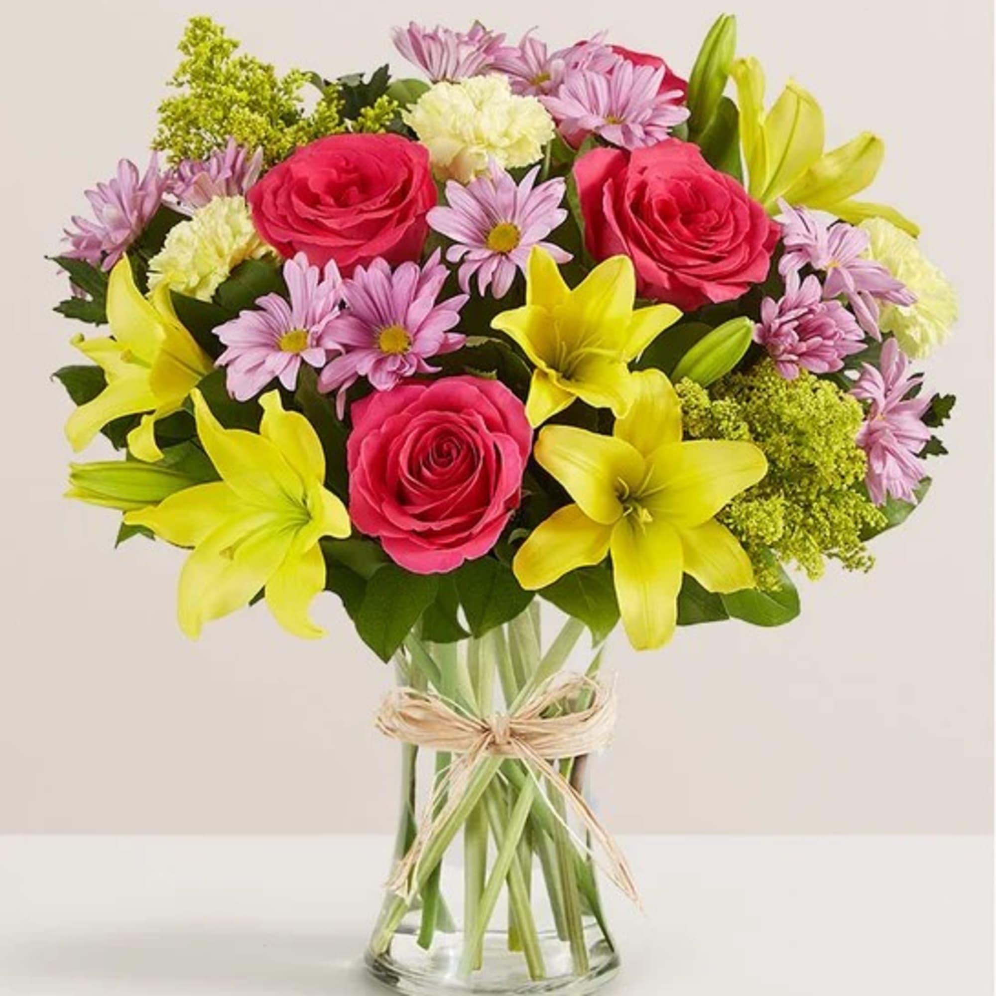 Our best-selling spring bouquet is inspired by the traditional, hand-tied arrangements found