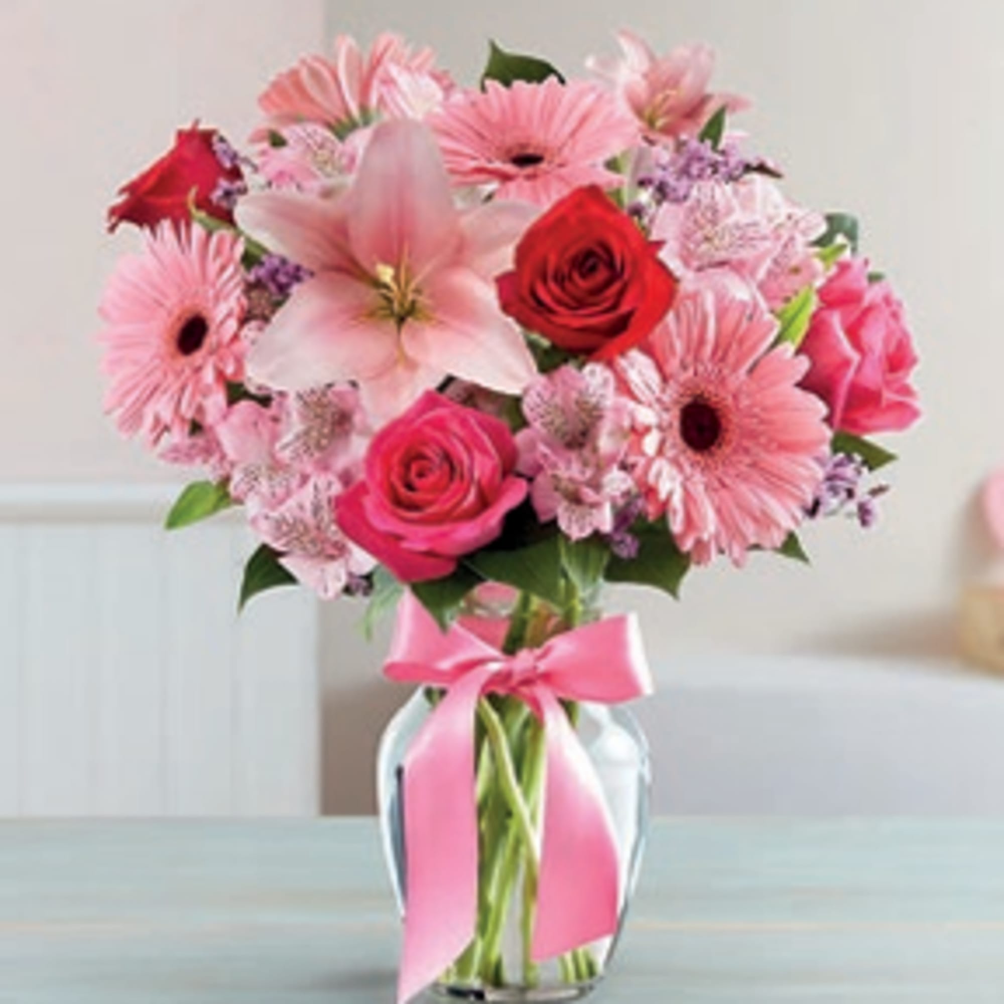 Inspired by the vibrant charm of the European countryside, this romantic bouquet