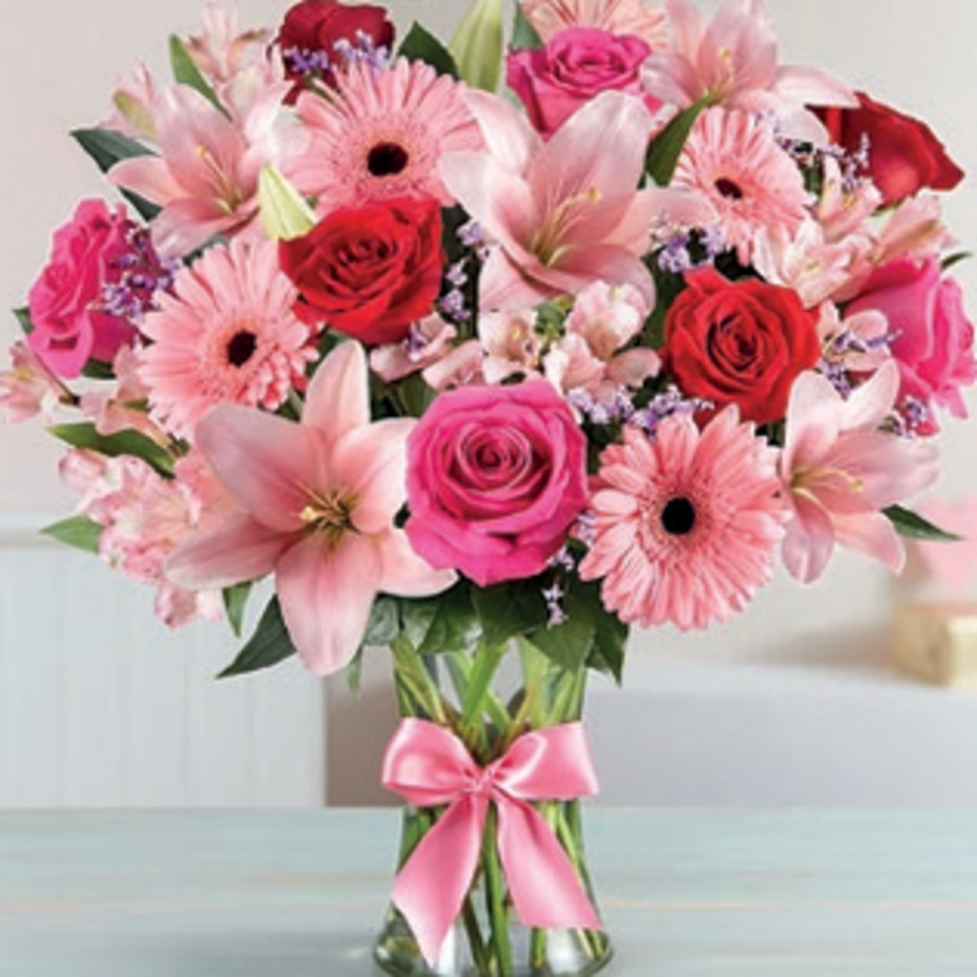 Inspired by the vibrant charm of the European countryside, this romantic bouquet