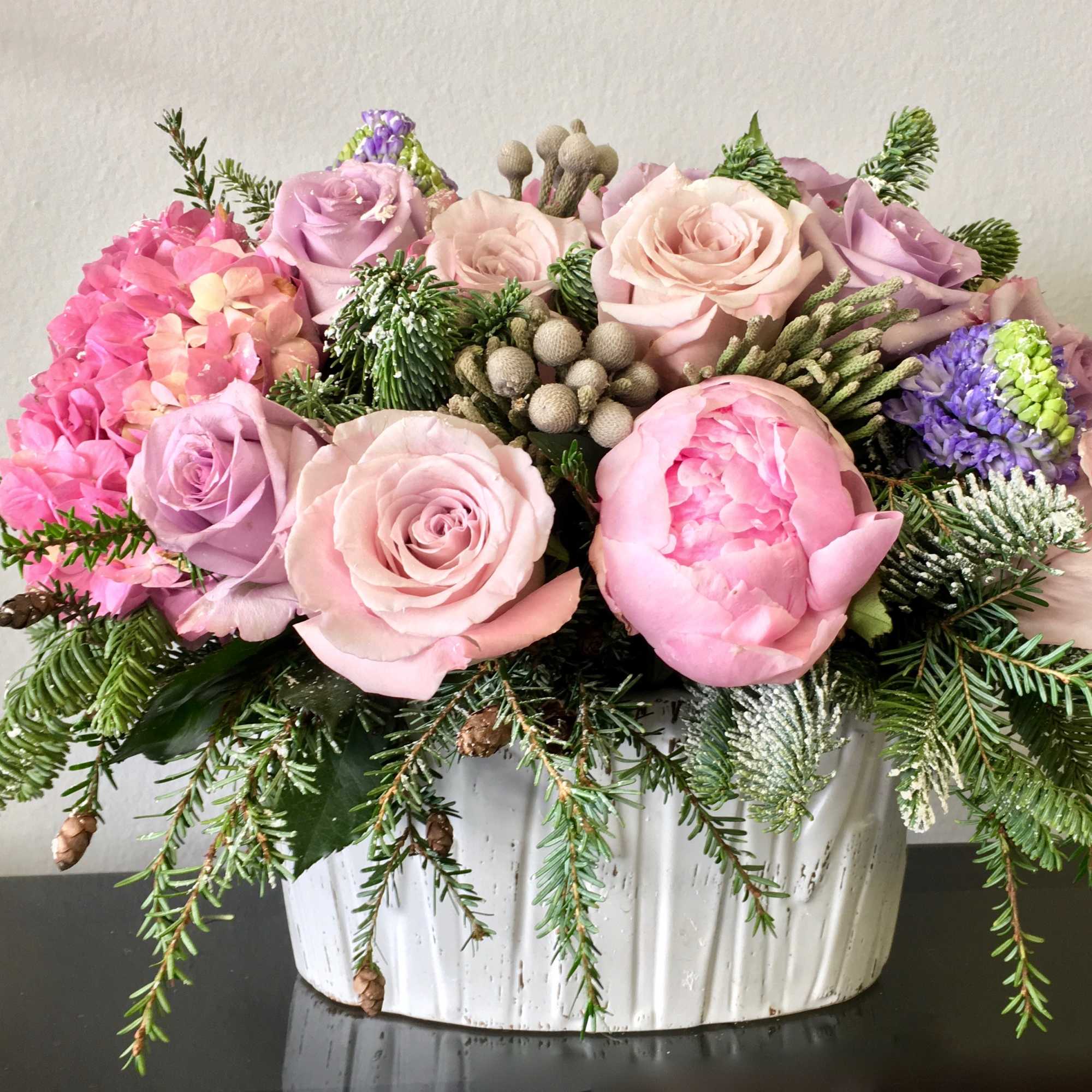 'Tis the season to soften up the colors. A touch of fir