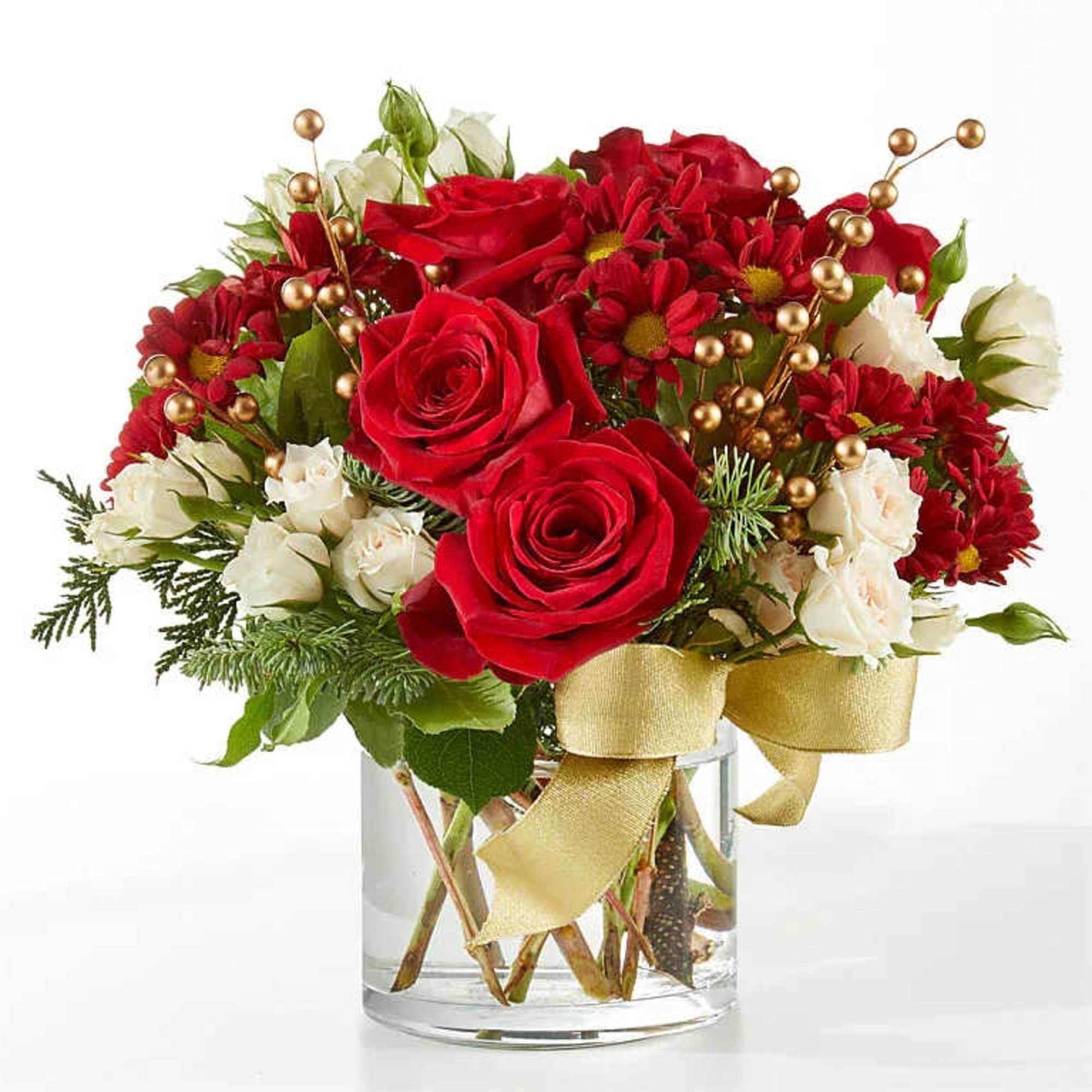 Believe Bouquet
A classic and elegant blend of red florals to spread love