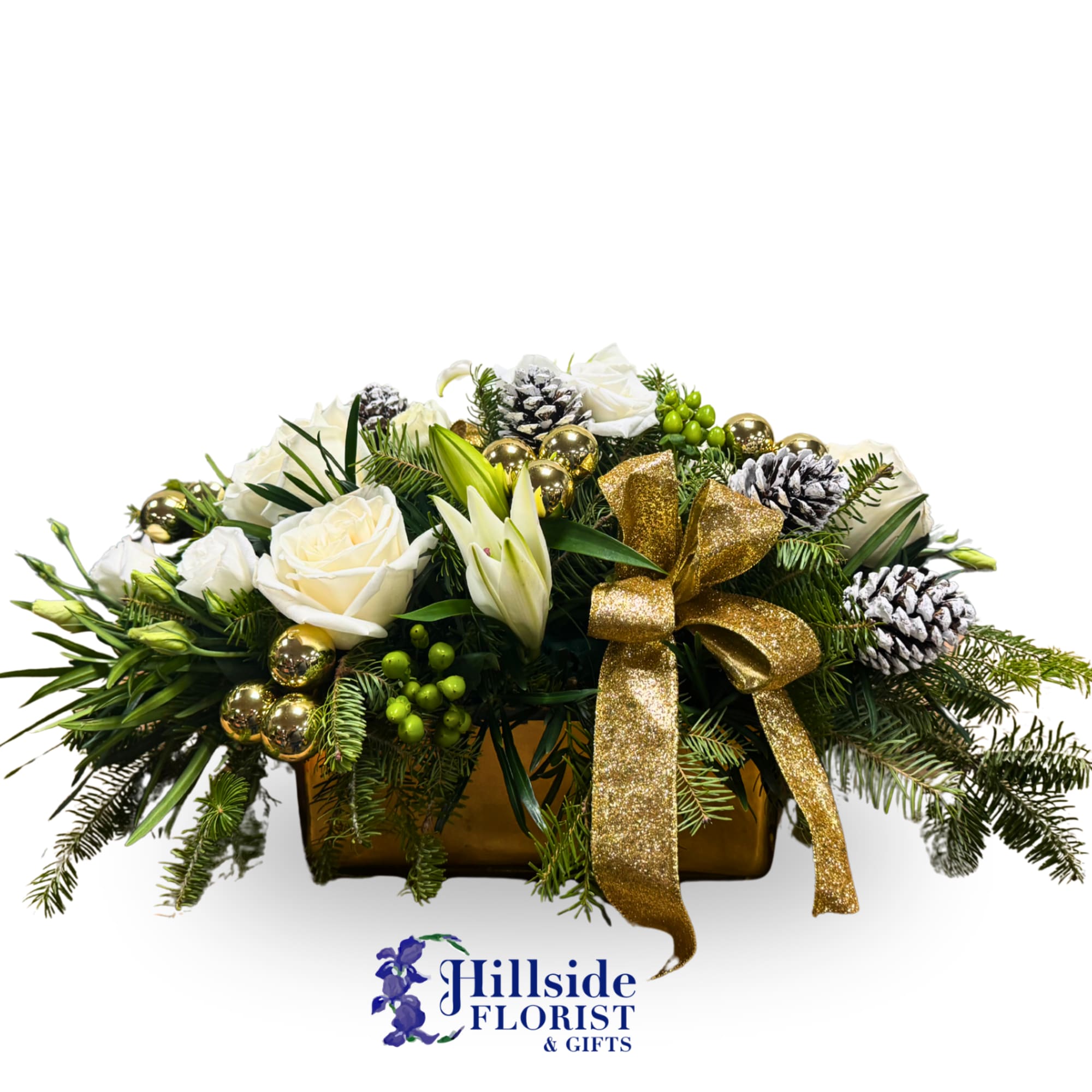 Look no further for this year&#039;s holiday centerpiece! This stunning arrangement shines