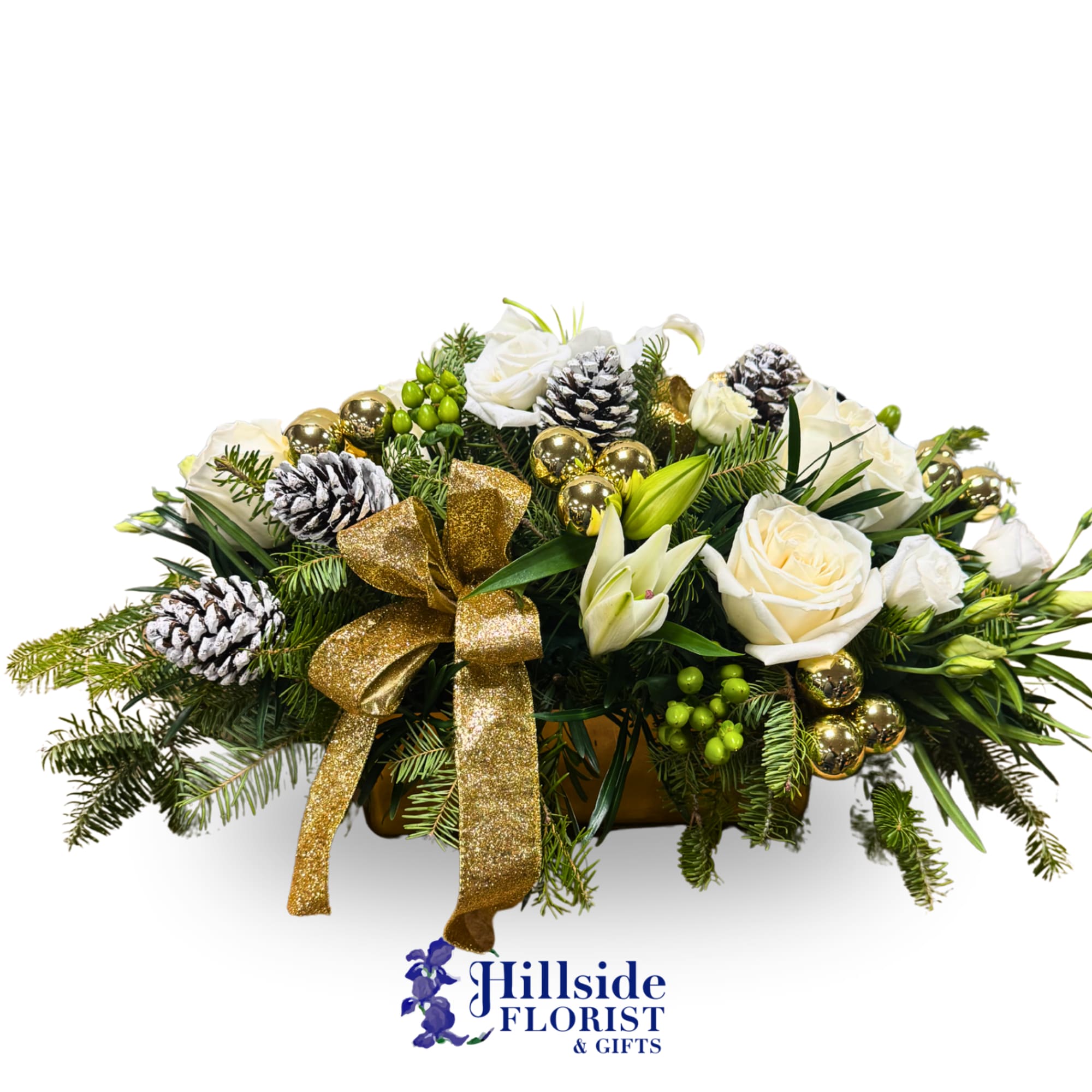 Look no further for this year&#039;s holiday centerpiece! This stunning arrangement shines