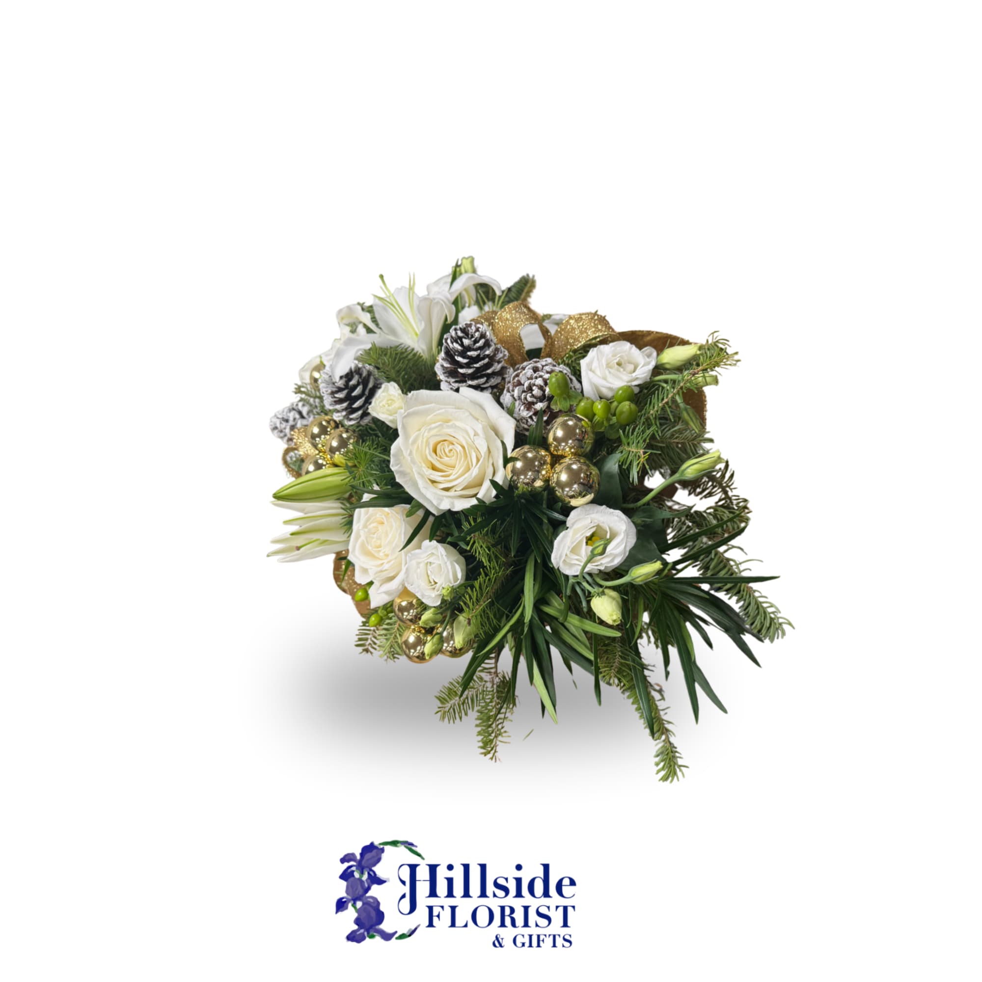 Look no further for this year&#039;s holiday centerpiece! This stunning arrangement shines