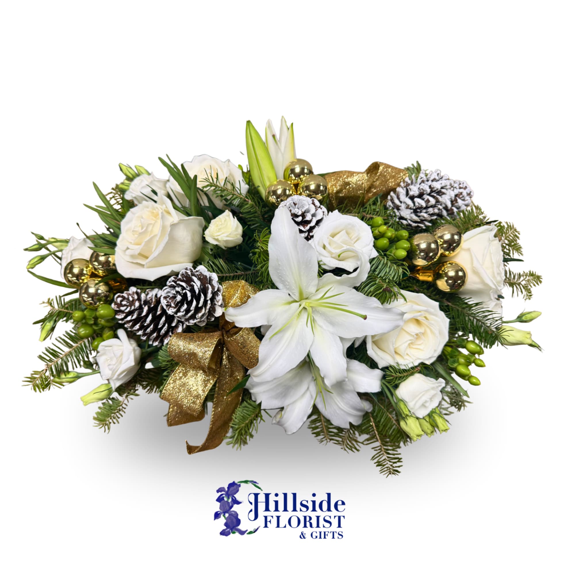Look no further for this year&#039;s holiday centerpiece! This stunning arrangement shines